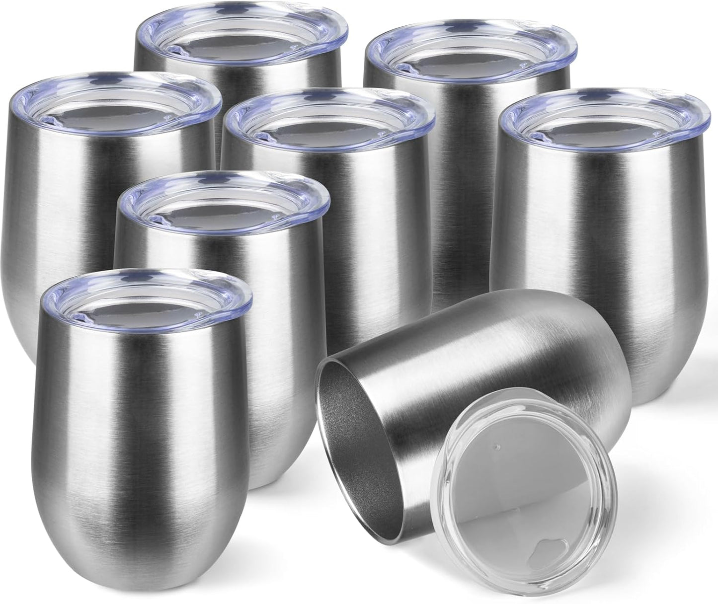 StarSpeed 12oz Wine Tumblers - Insulated Travel Mugs for All Drinks