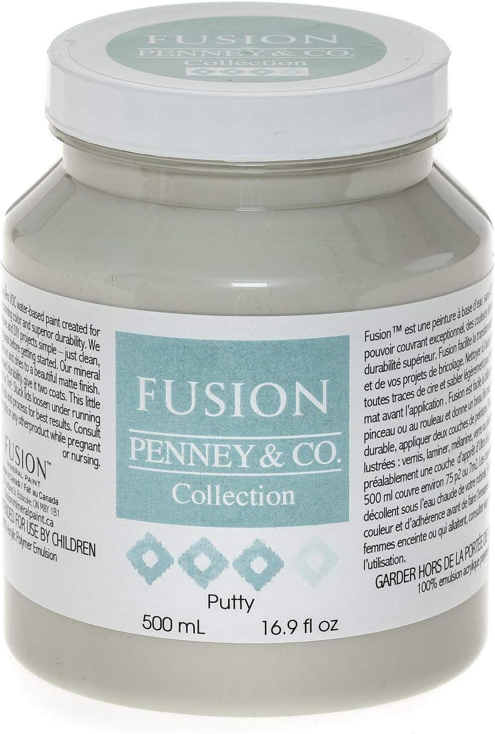 Fusion Mineral Paint 500 ml Putty - All In One Easy Application