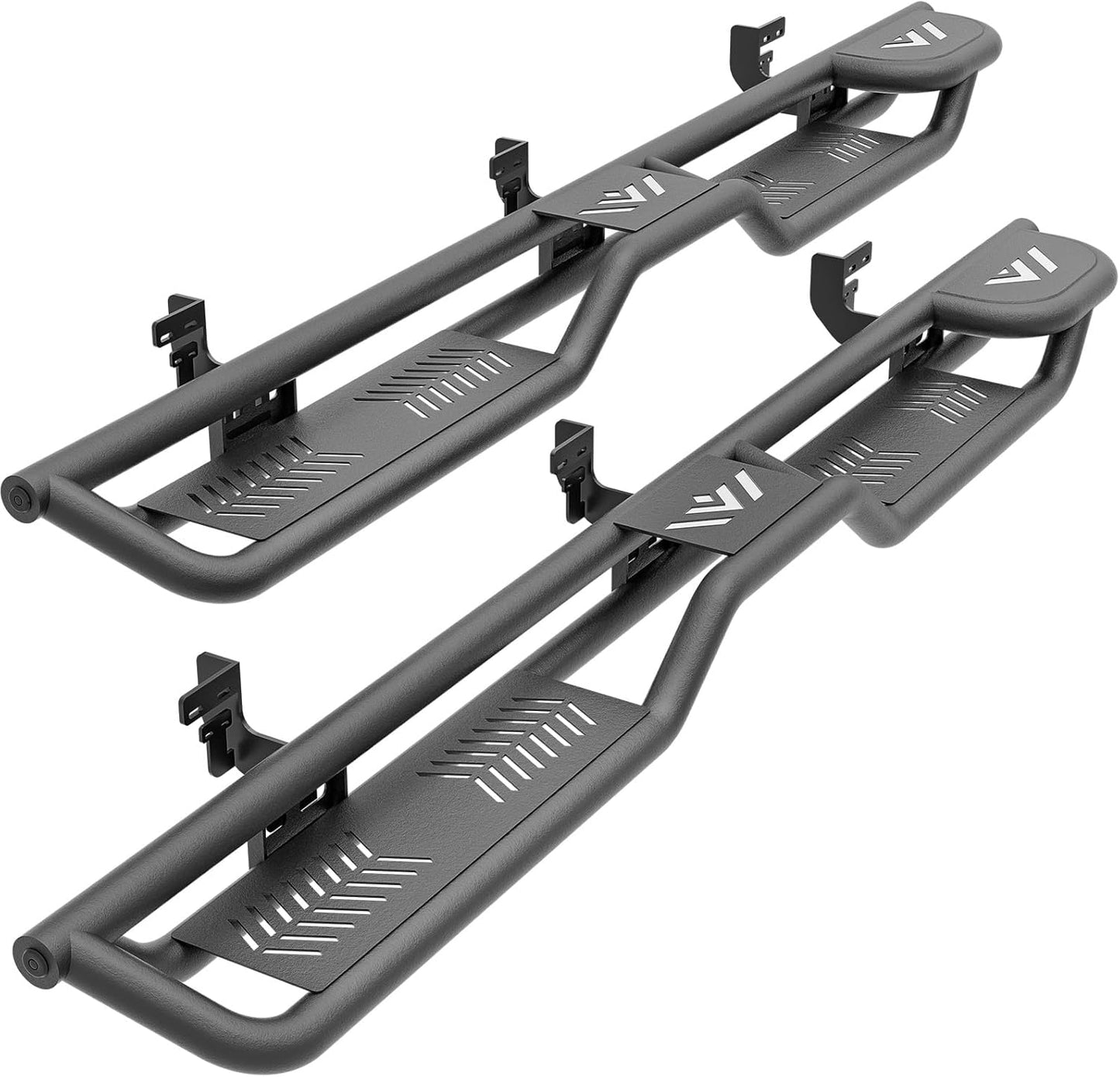 Two Raised Steps for Dodge Ram 1500 & 2500 Crew Cab Access