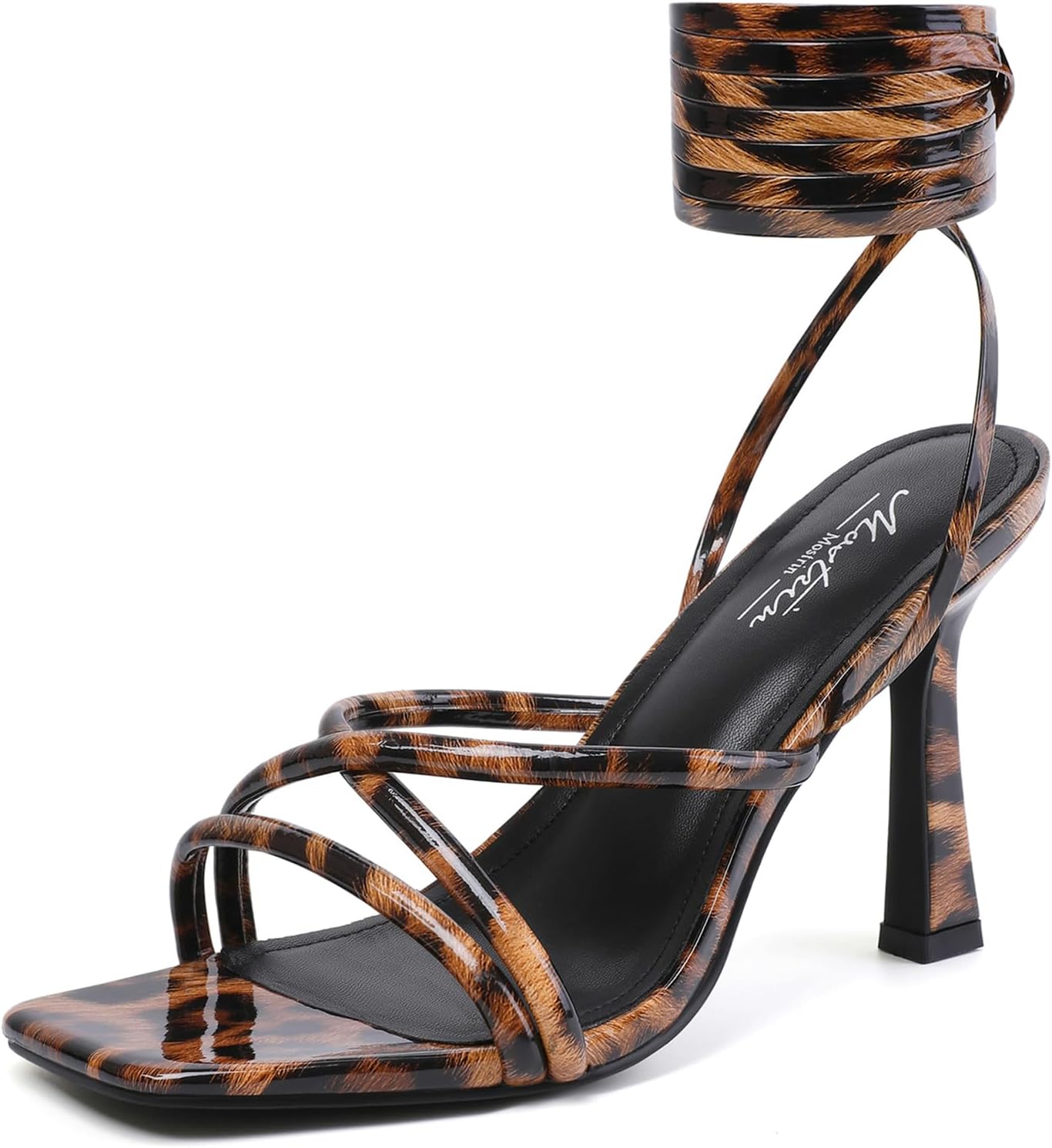 Mostrin Womens Sandals Strappy Heels for Daily Wear and Parties
