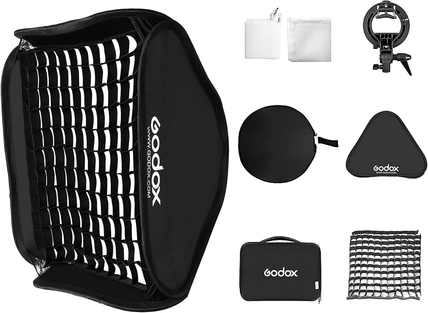 Godox 32x32 Softbox Kit for Studio Portraits and Photography