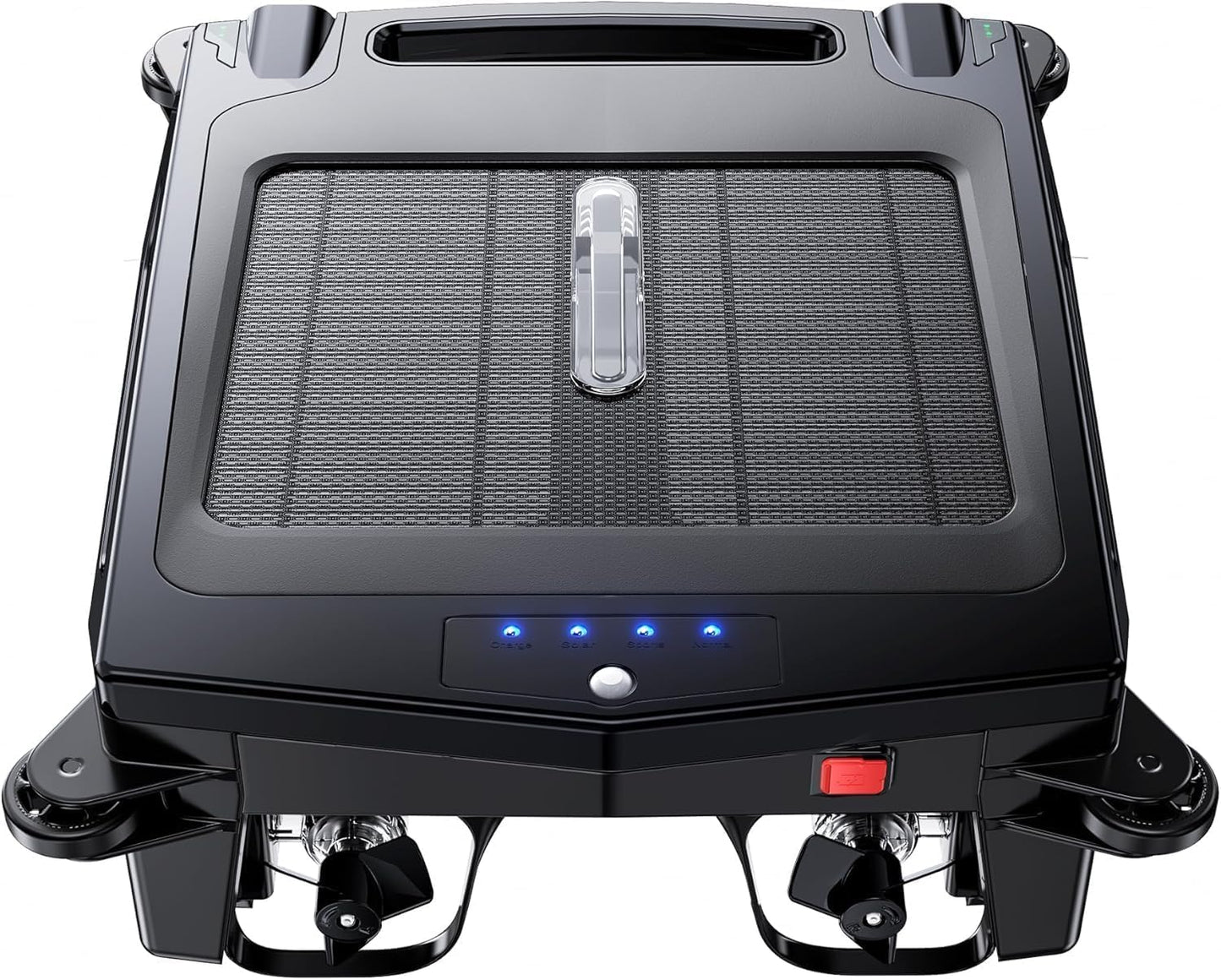 Solar Pool Skimmer Robot Cleaner with Dual Charging Options