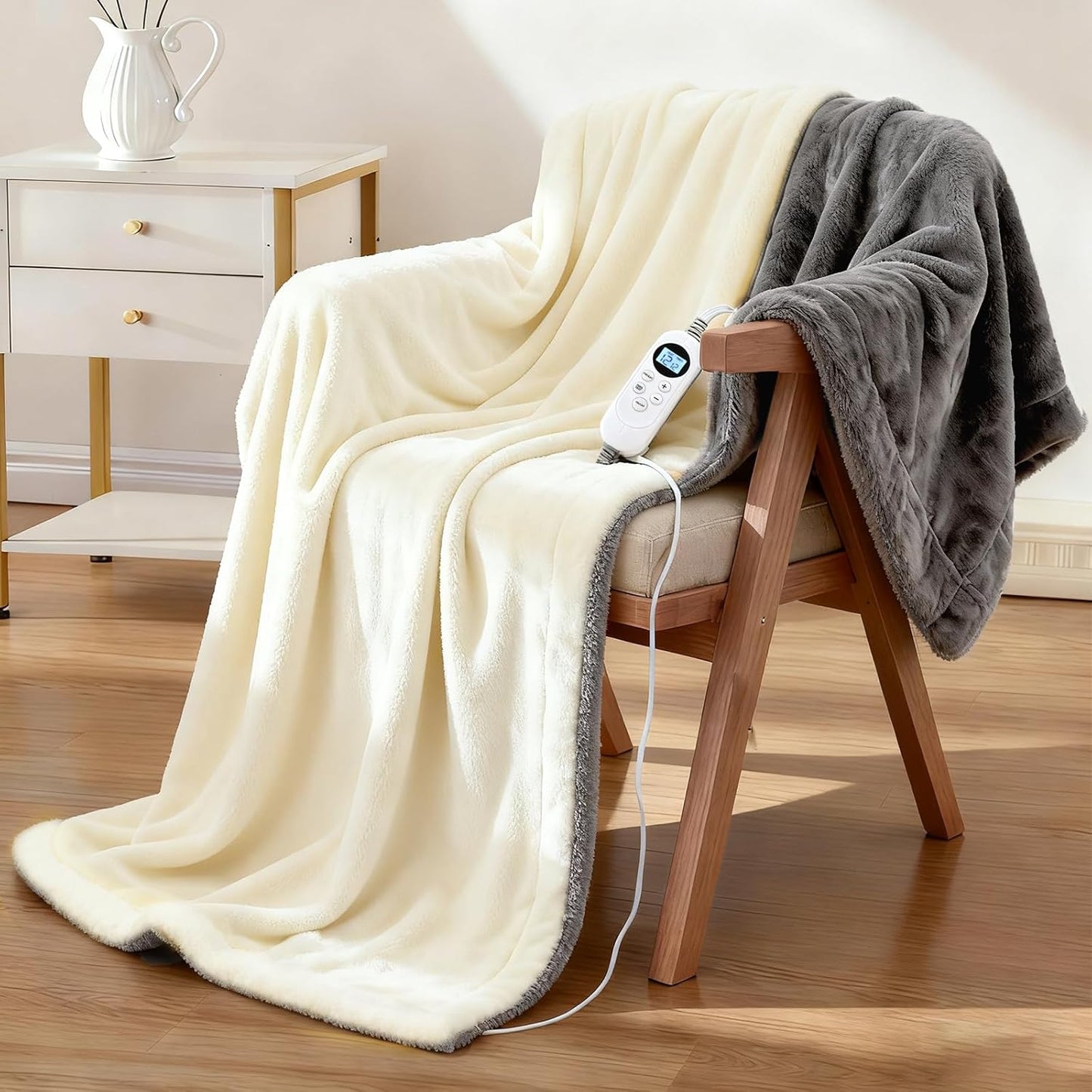 Electric Heated Blanket Throw for Cozy Comfort Year-Round