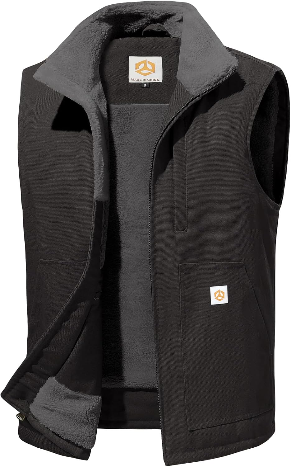 CARWORNIC Waterproof Washed Duck Vest for Winter Workwear