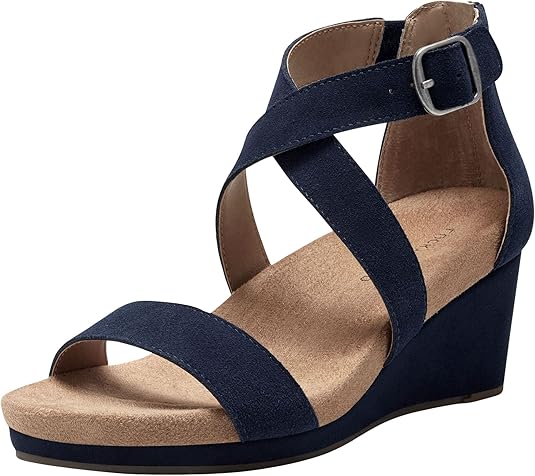 Lucky Brand Women's Kenadee Wedge Sandal for Stylish Comfort