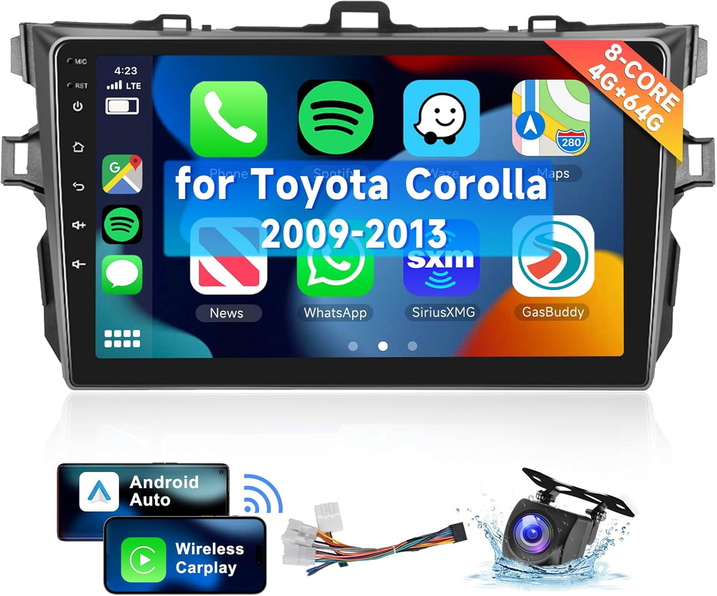 Upgrade Your Toyota Corolla 2009-2013 with 9 Inch Car Radio