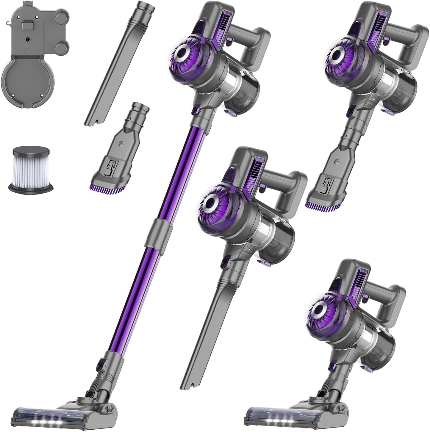Powerful Self-Standing Cordless Vacuum by FUNCCUBE