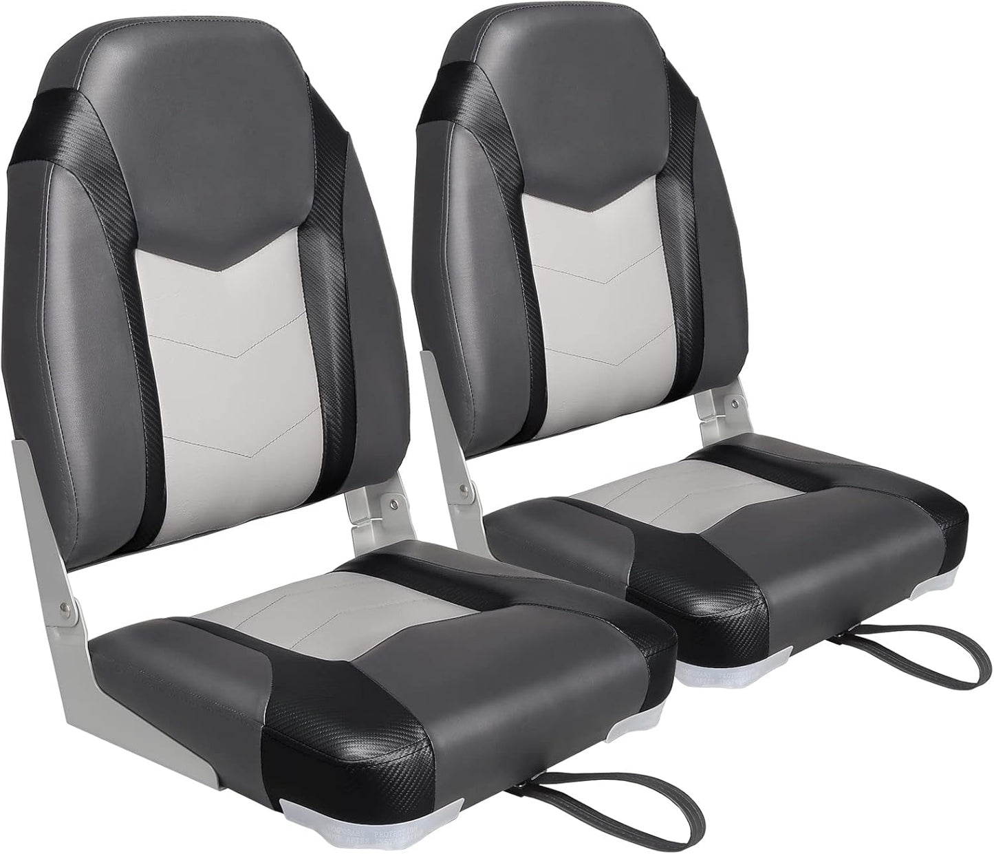 Elite Low/High Back Folding Fishing Boat Seat for Comfort