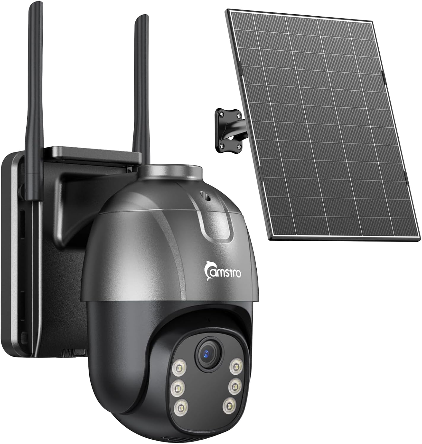 4G LTE Cellular Security Camera with Solar Power and AI Tracking