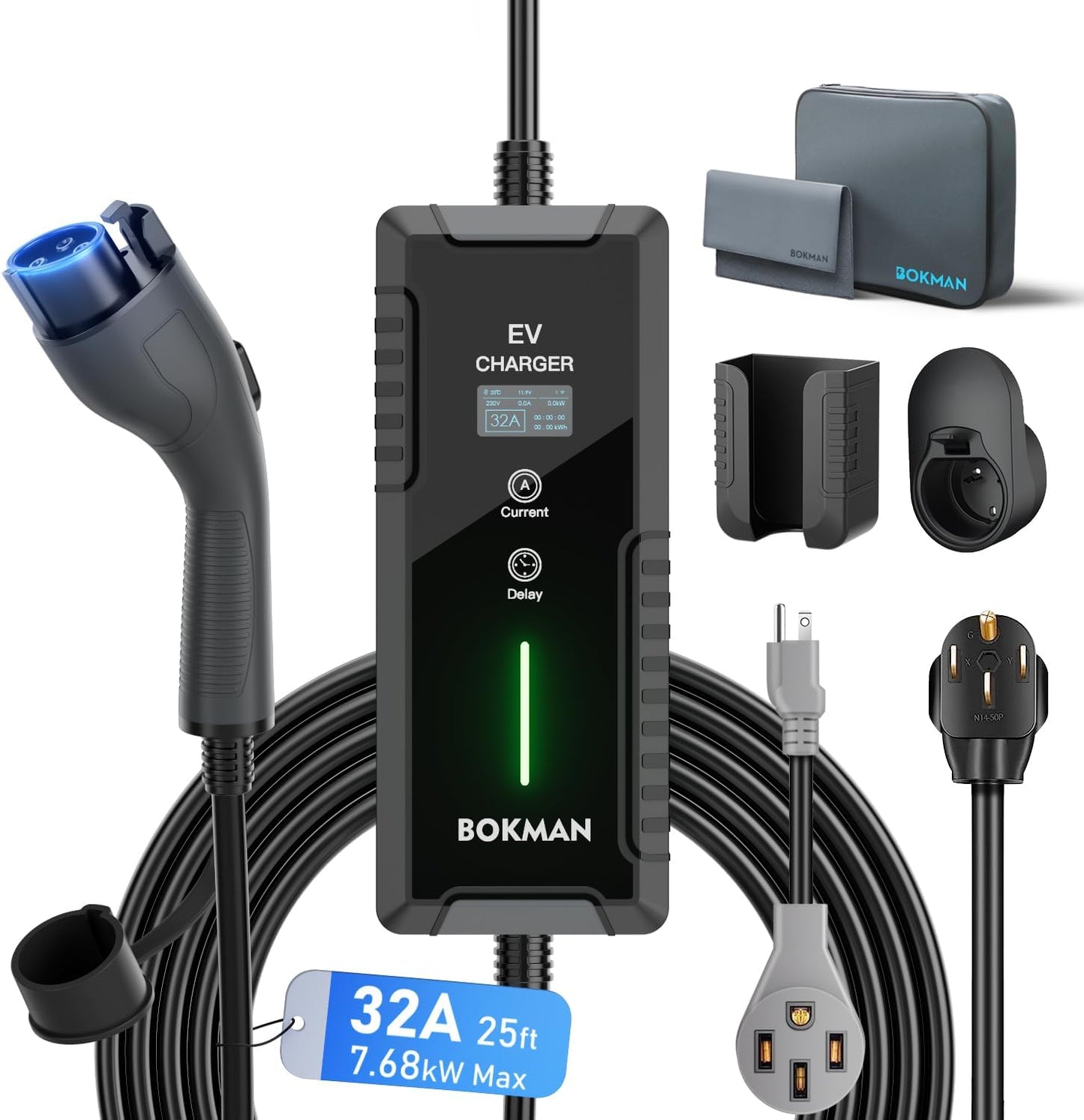 Fast Charging EV Charger for Non-Tesla Vehicles