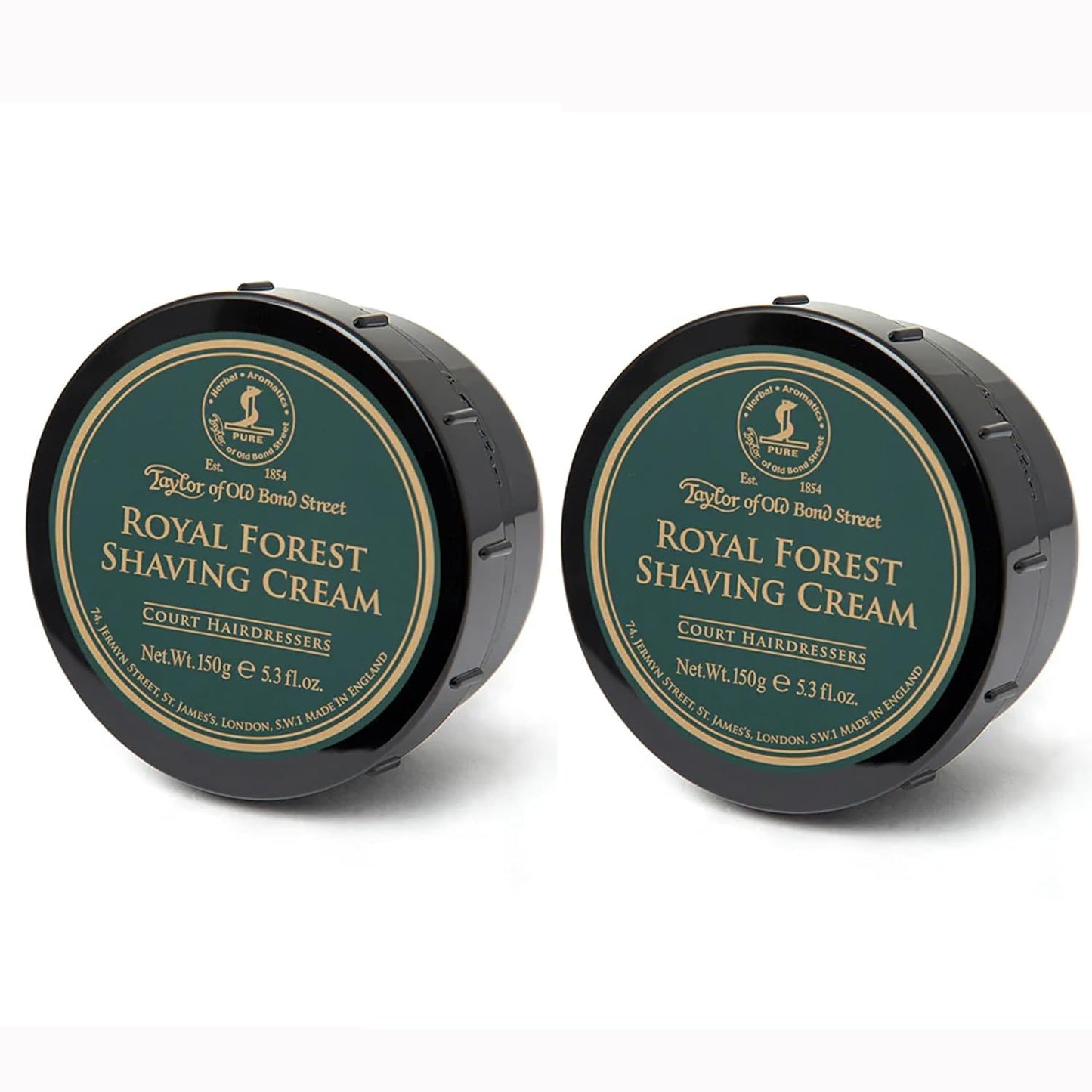 Taylor of Old Bond Street Royal Forest Shaving Cream 2-Pack