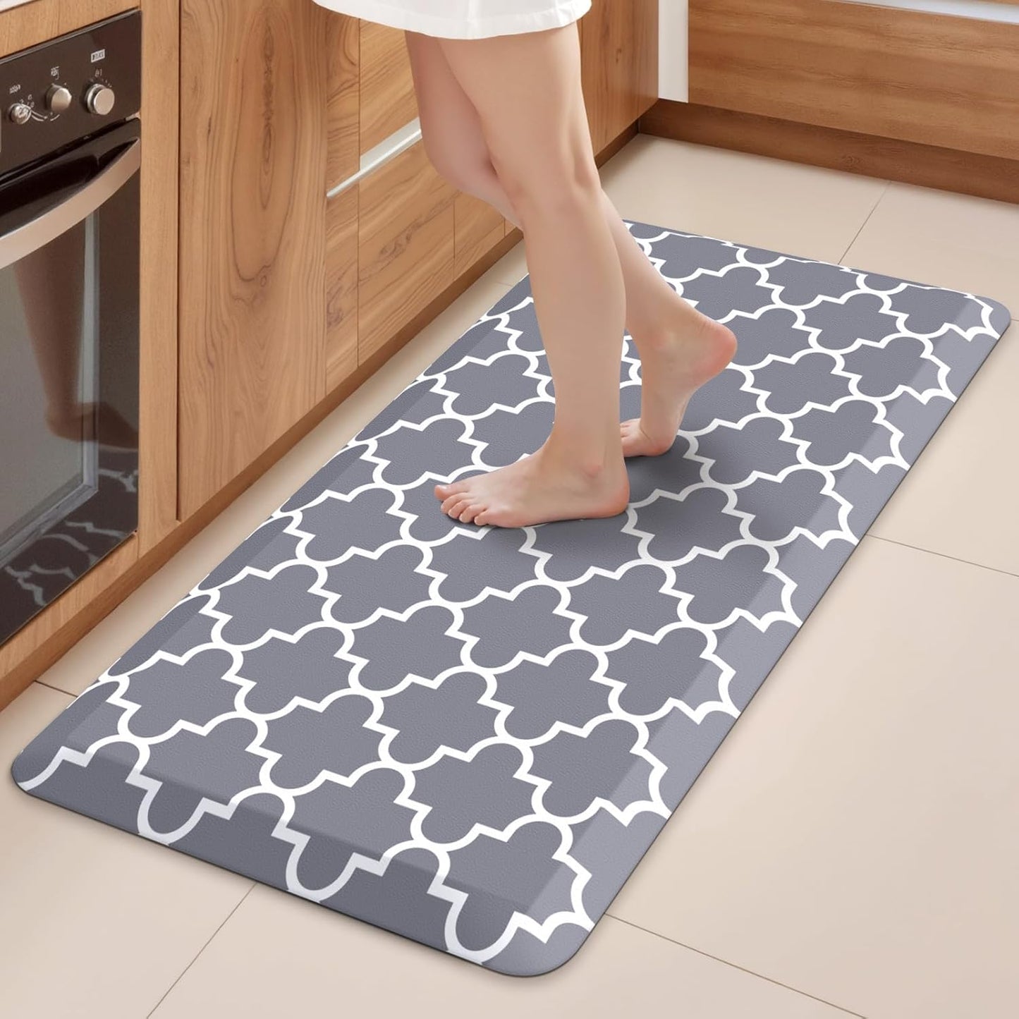 WISELIFE Anti Fatigue Floor Mat for Kitchen and Office Use