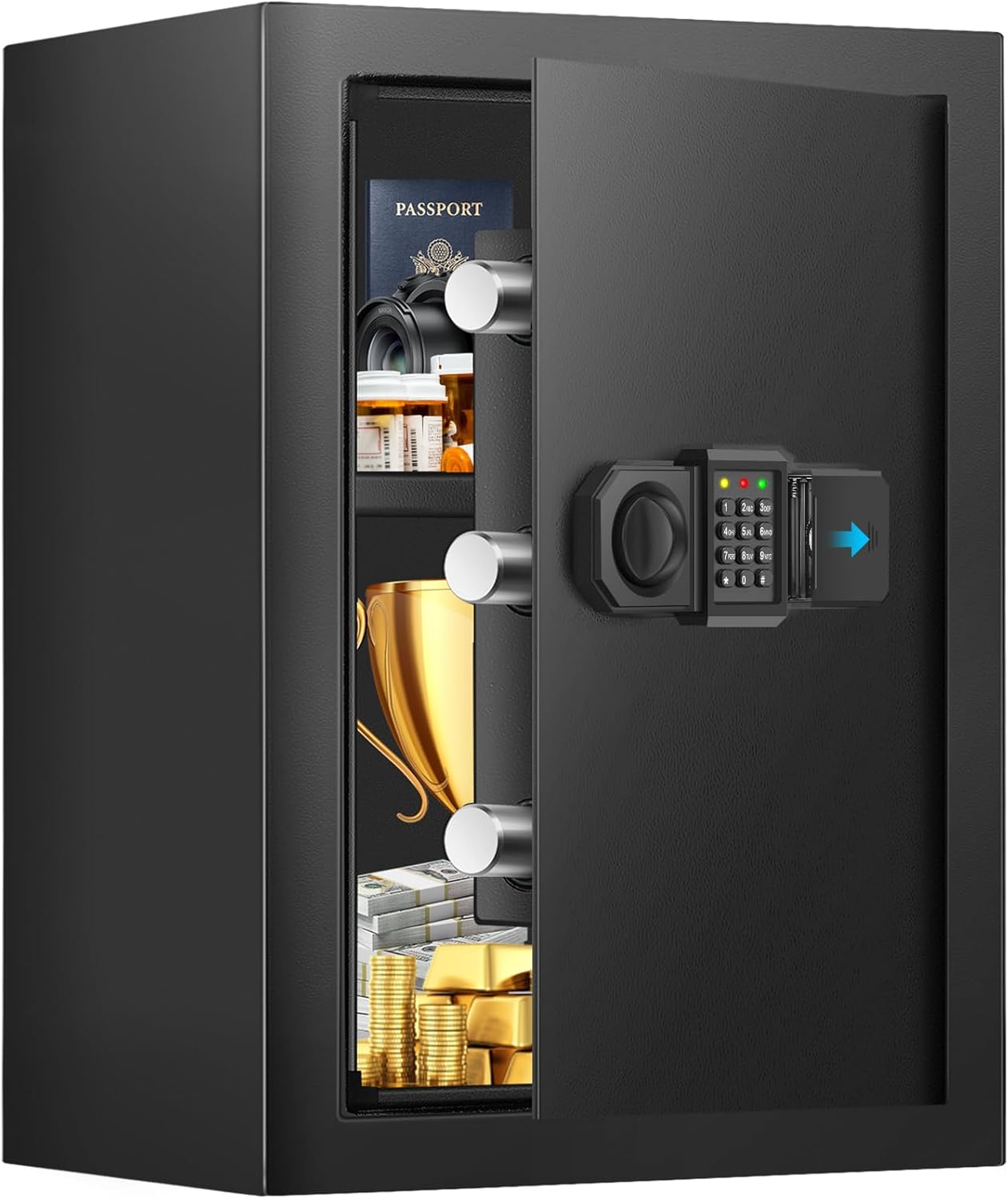 2.8 Cuft Home Safes Fireproof Digital Security Safe Box