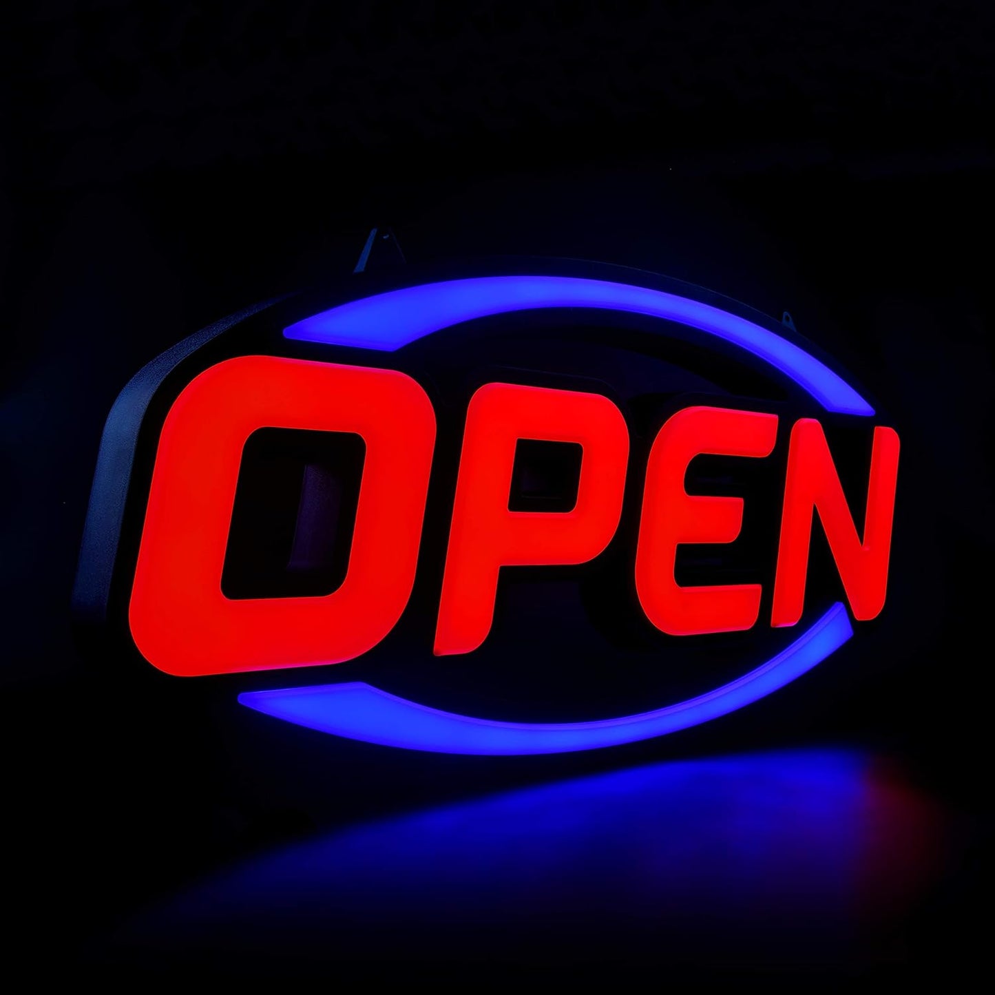 Ultra Bright 32in X 16in Open Sign - Remote Controlled LED Neon