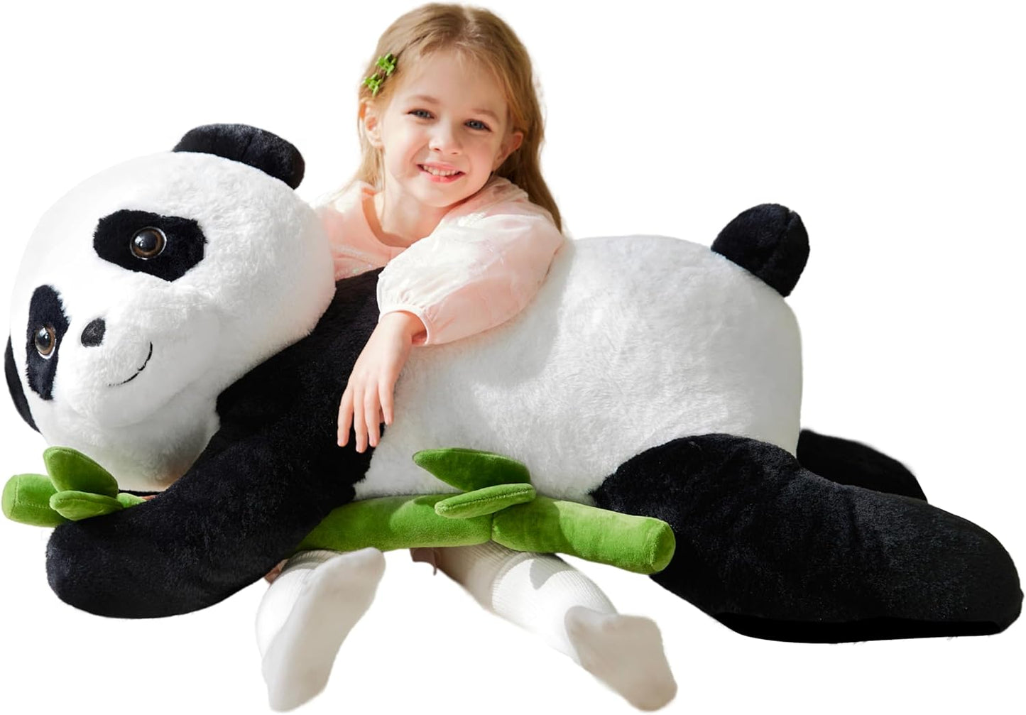 IKASA Giant Panda Stuffed Animal Plush Toy for Kids and Adults