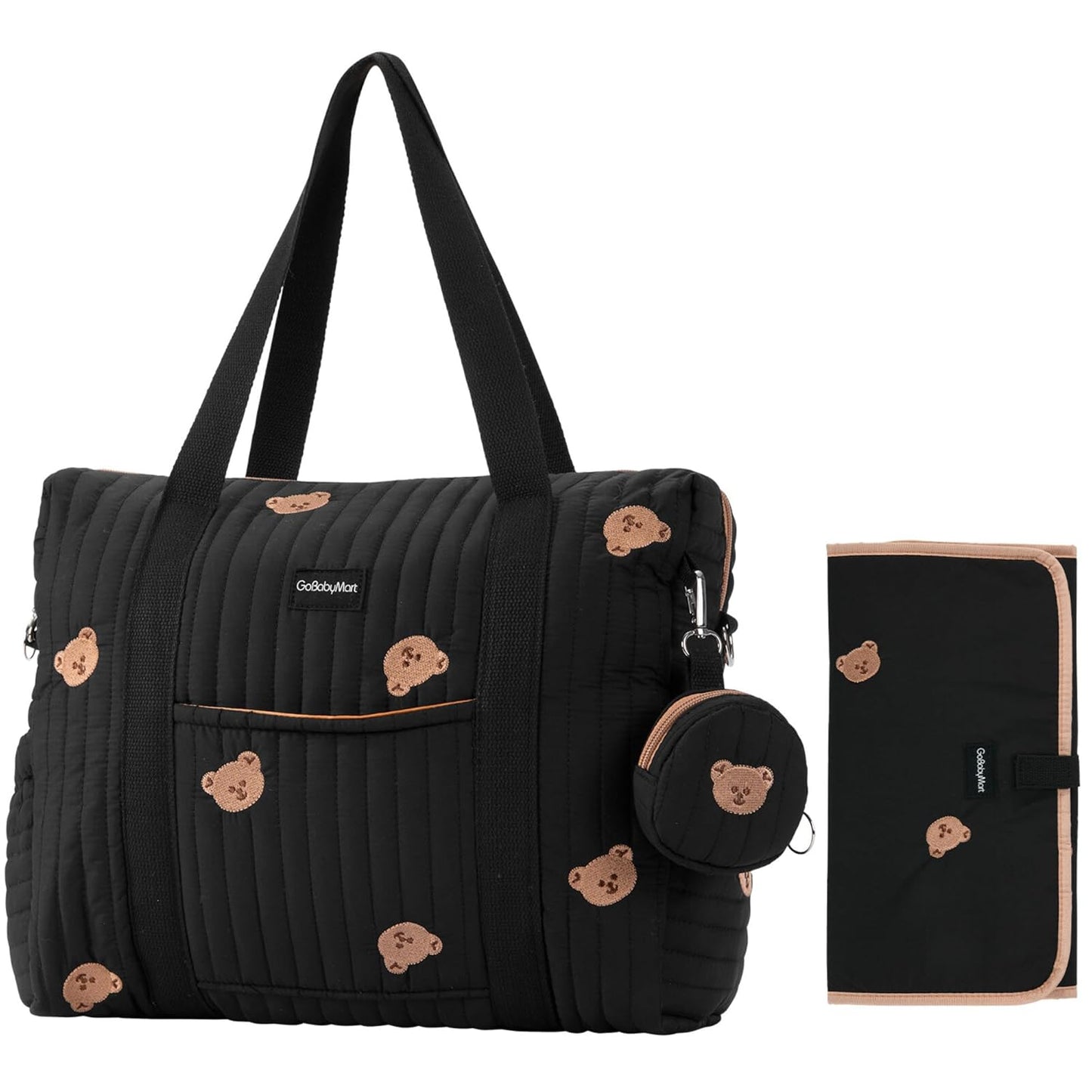 Large Diaper Bag Tote for Maternity Travel and Baby Essentials