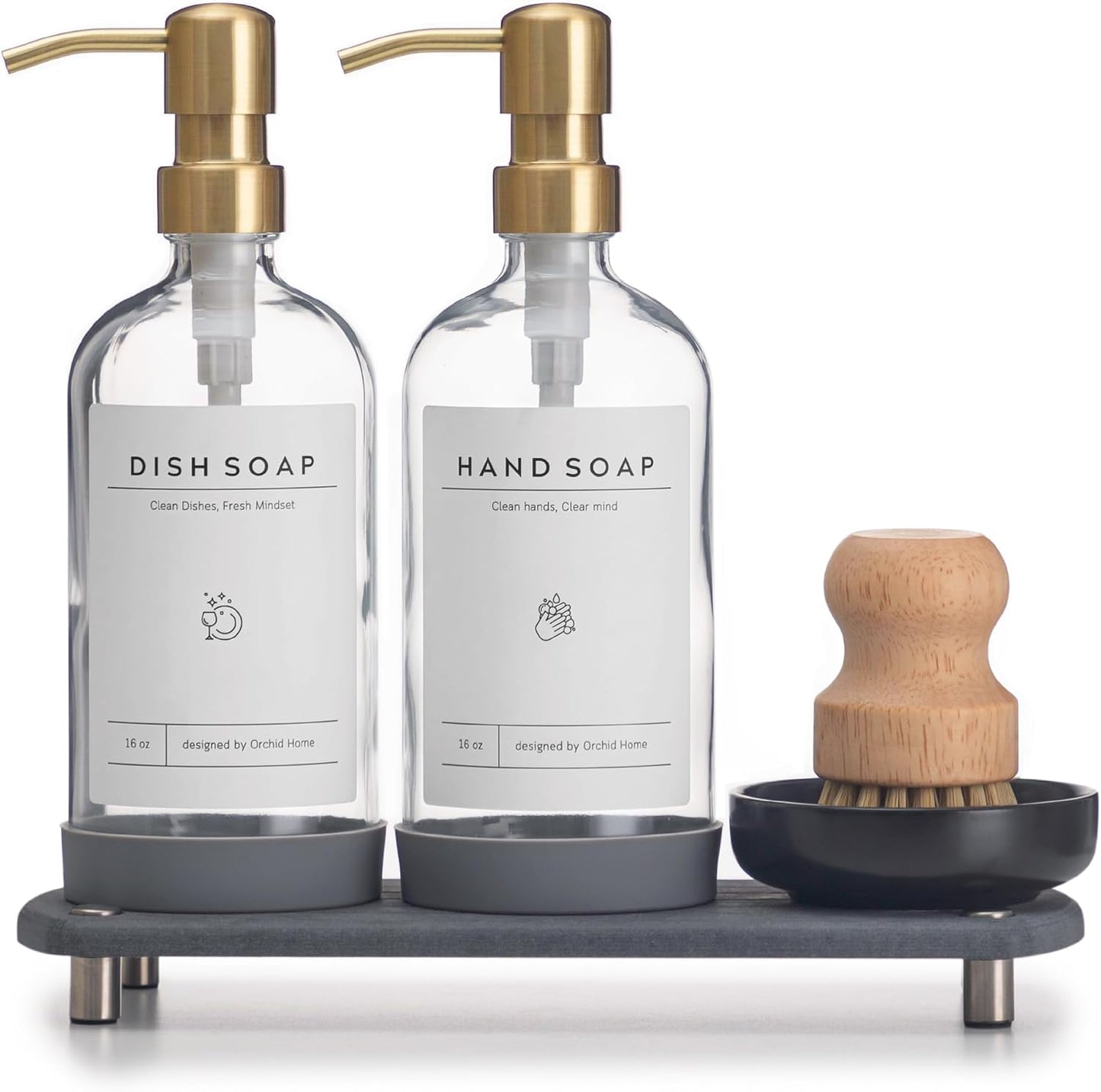 Luxury Kitchen Soap Dispenser Set for Modern Homes and Bathrooms