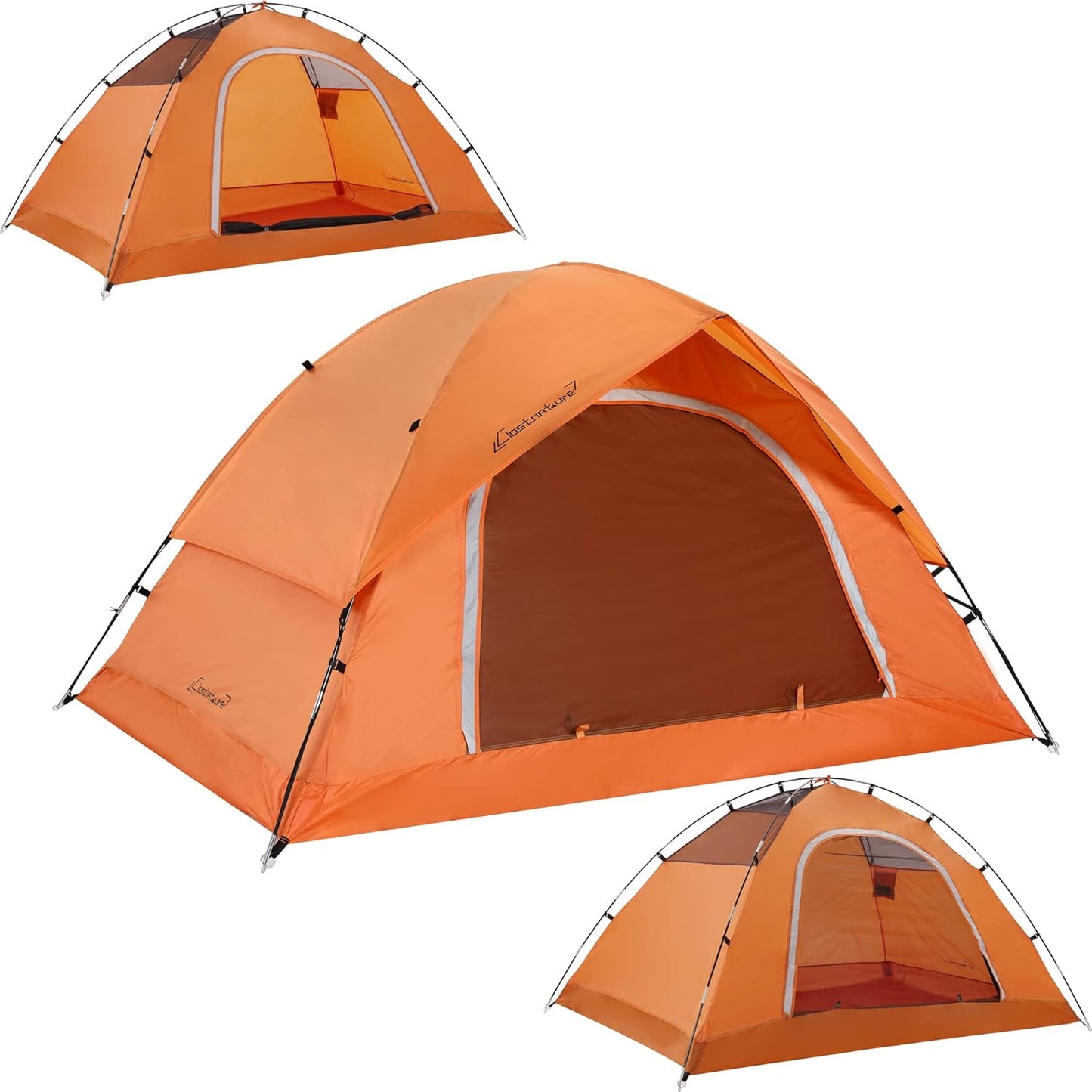 Vela Camping Tent for 4 People - Waterproof Easy Setup Tent