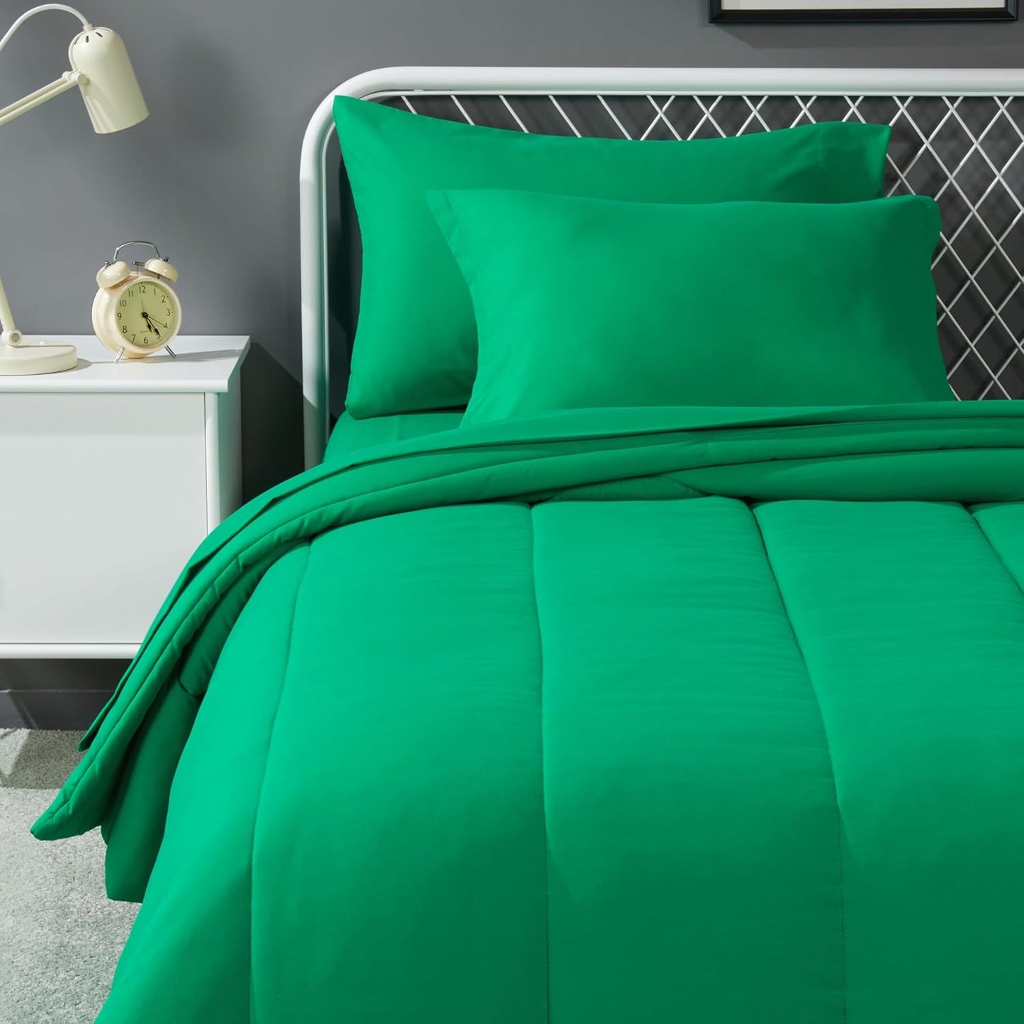 Soft Microfiber Kid's Bed-in-a-Bag Bedding Set for Twin Beds
