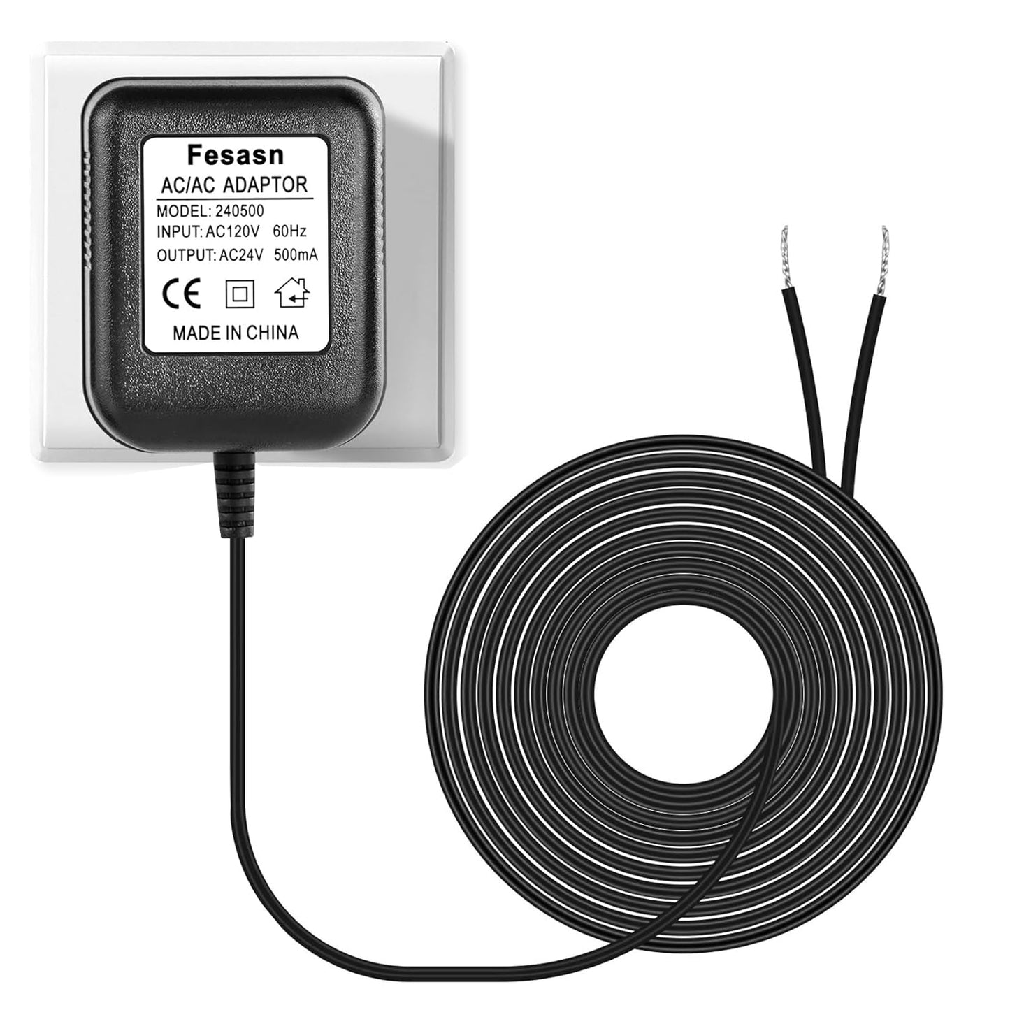 24V Power Adapter for Doorbells & Thermostats