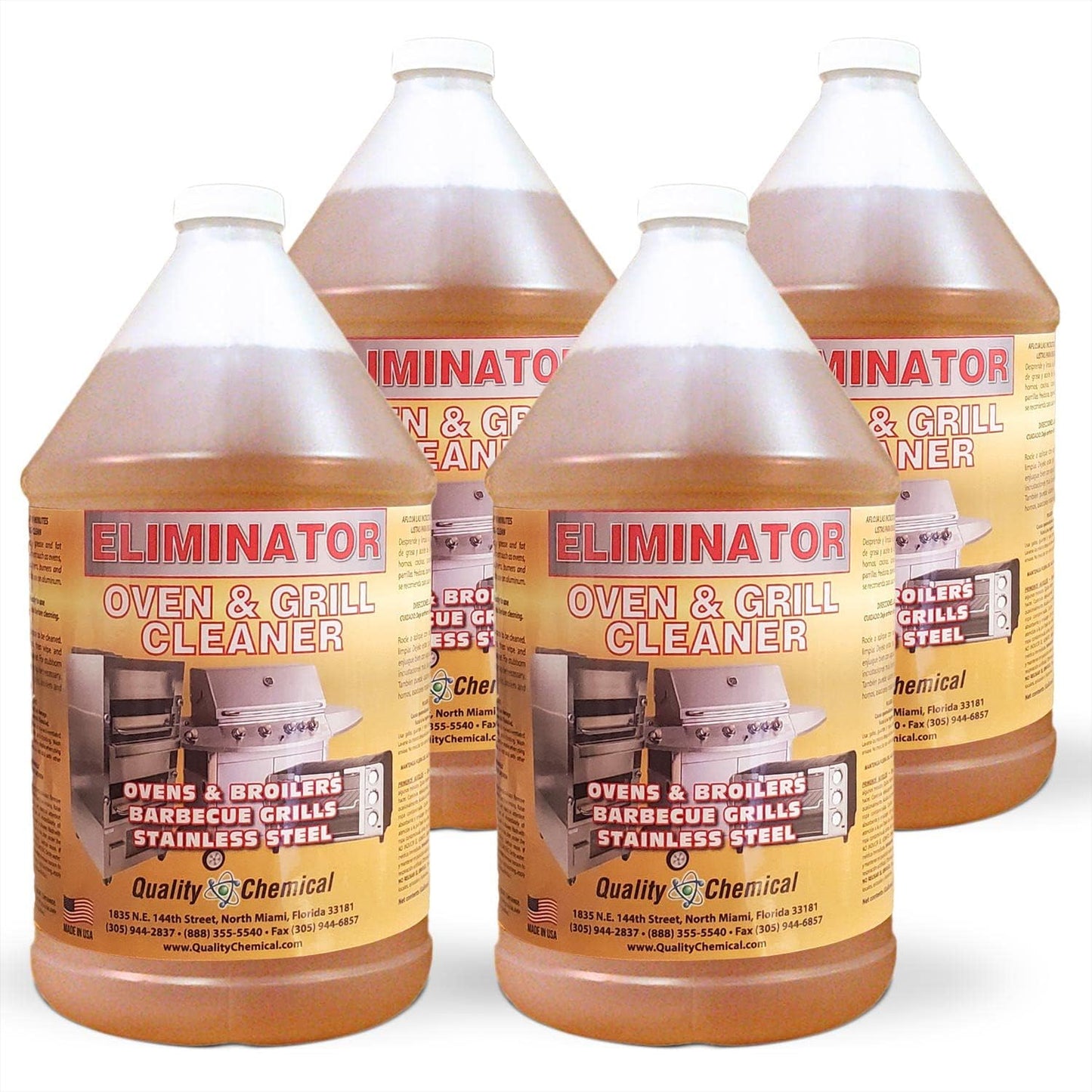 Powerful USA-Made 128 oz Oven & Grill Cleaner Pack