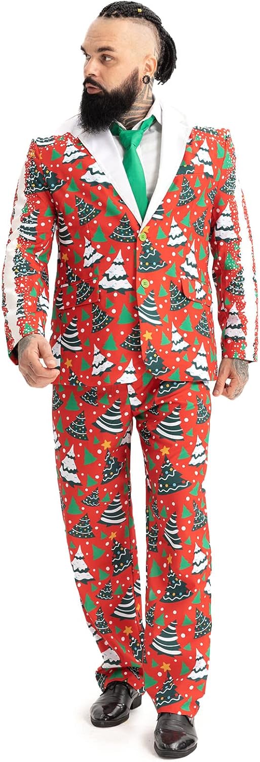 Men's Christmas Party Suit Funny Costume for Festive Fun