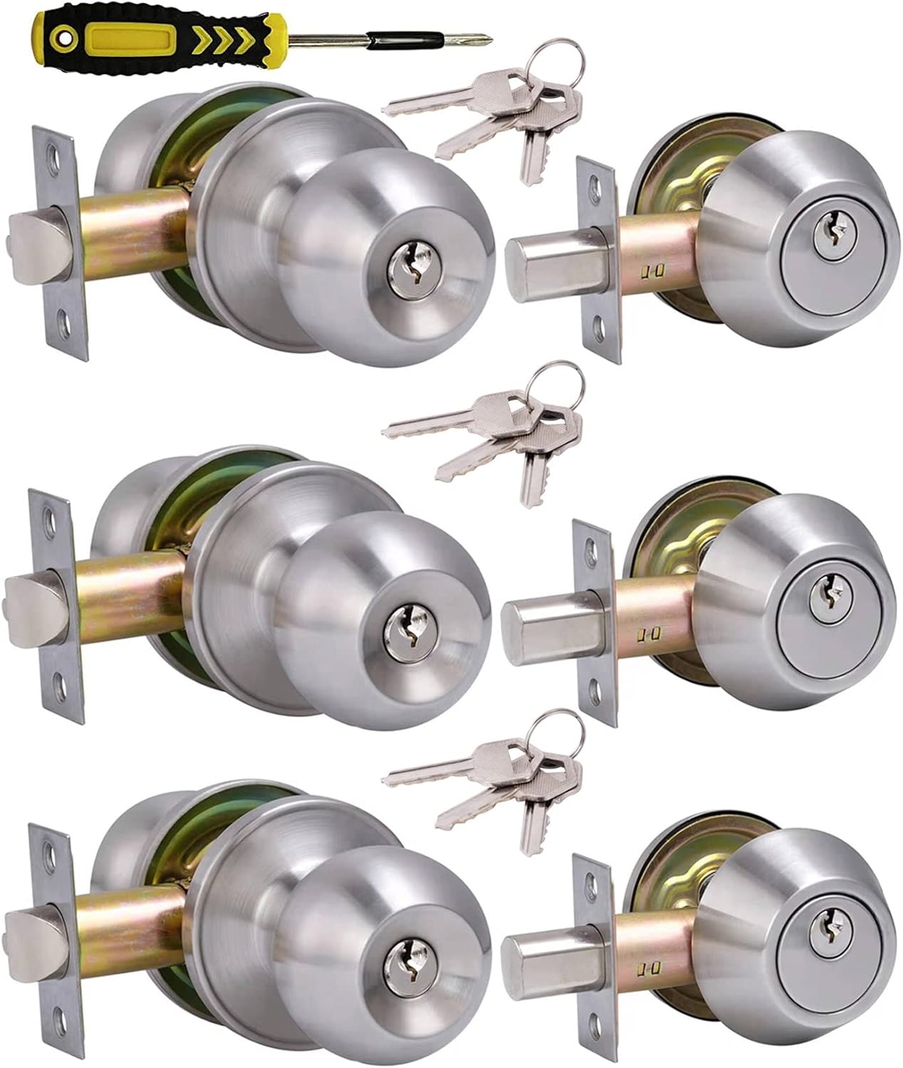 All Keyed Same Entry Door Knob and Deadbolt Combo Set Review