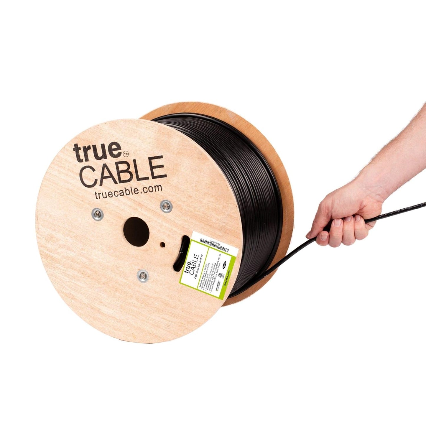 trueCABLE Cat6 Outdoor Shielded Ethernet Cable for High Performance