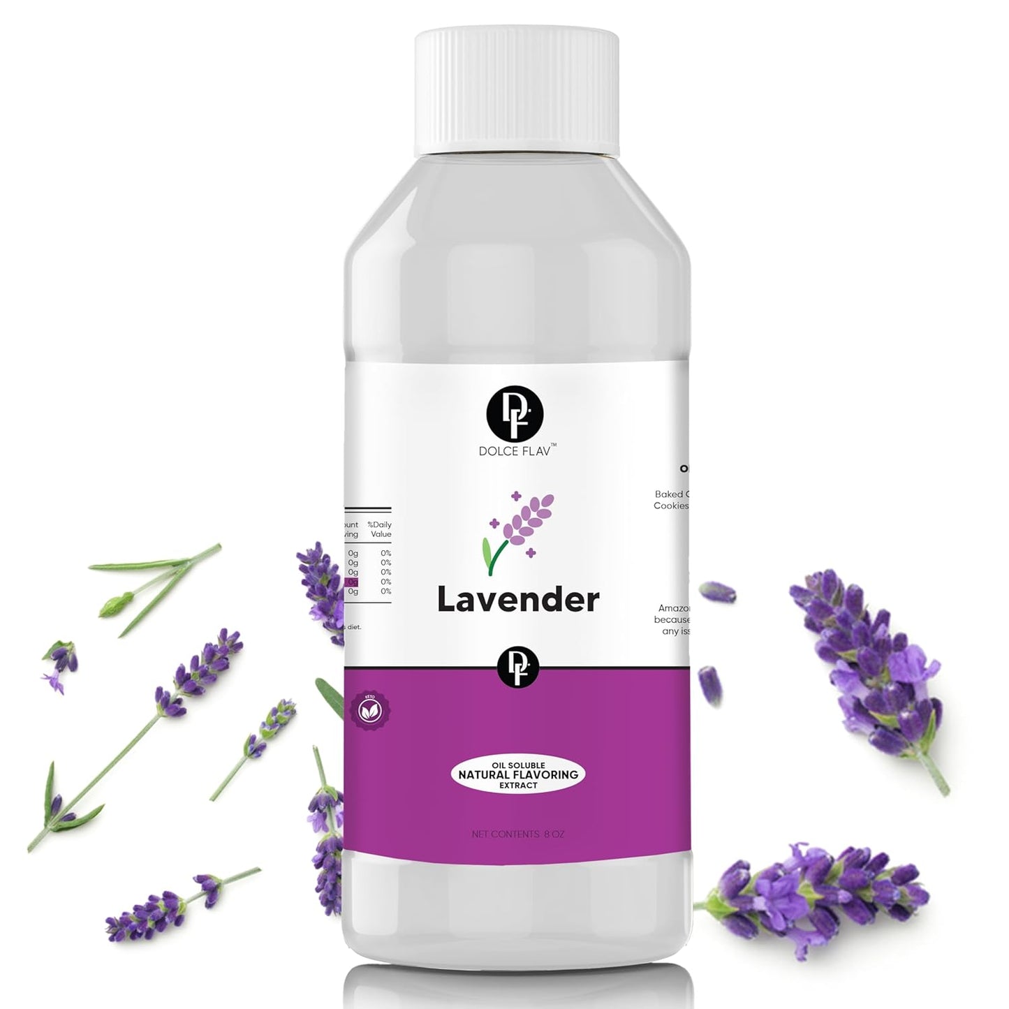 Lavender Extract for Culinary Elegance - Dolce Flav 8 Ounce