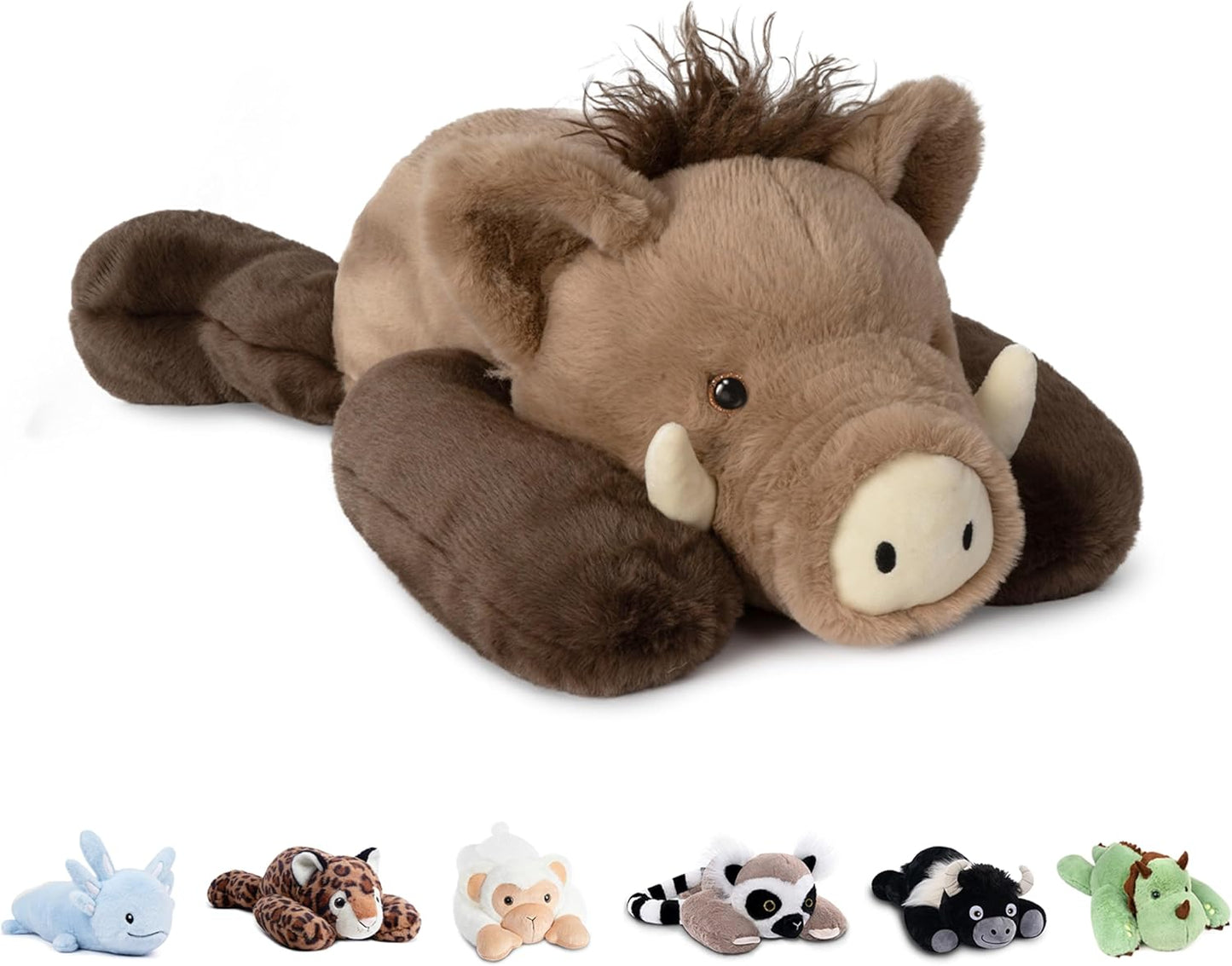 Niuniu Daddy 20in Wild Boar Weighted Plush Toy for All Ages