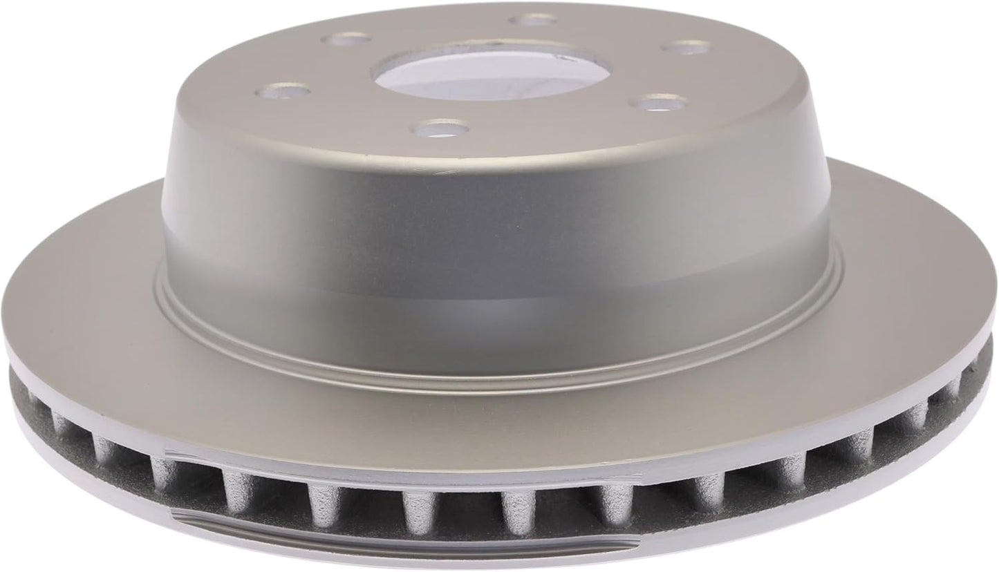 ACDelco Silver Coated Rear Brake Rotor for Cadillac and Chevy