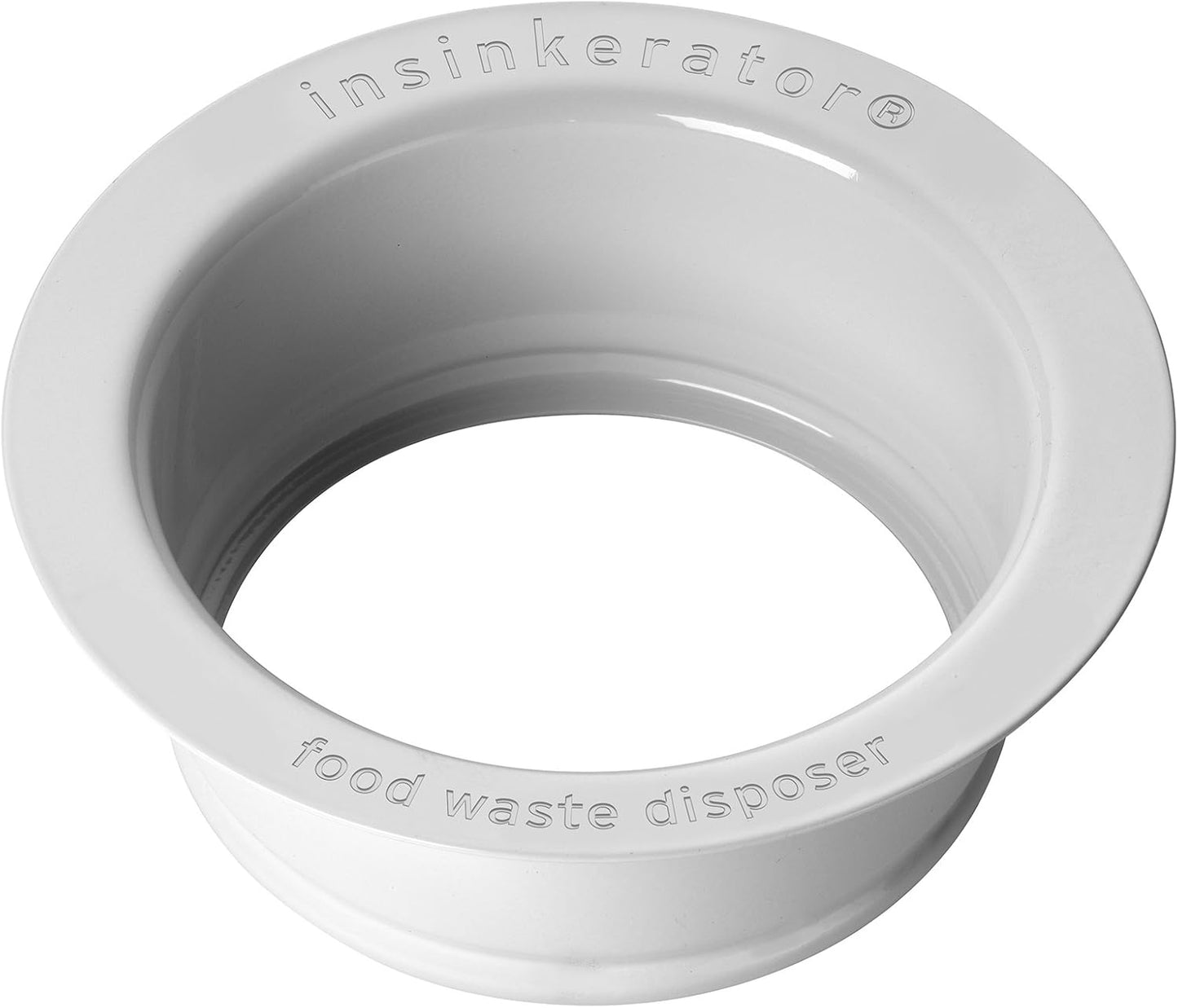 INSINKERATOR Kitchen Sink Flange for Garbage Disposal, White