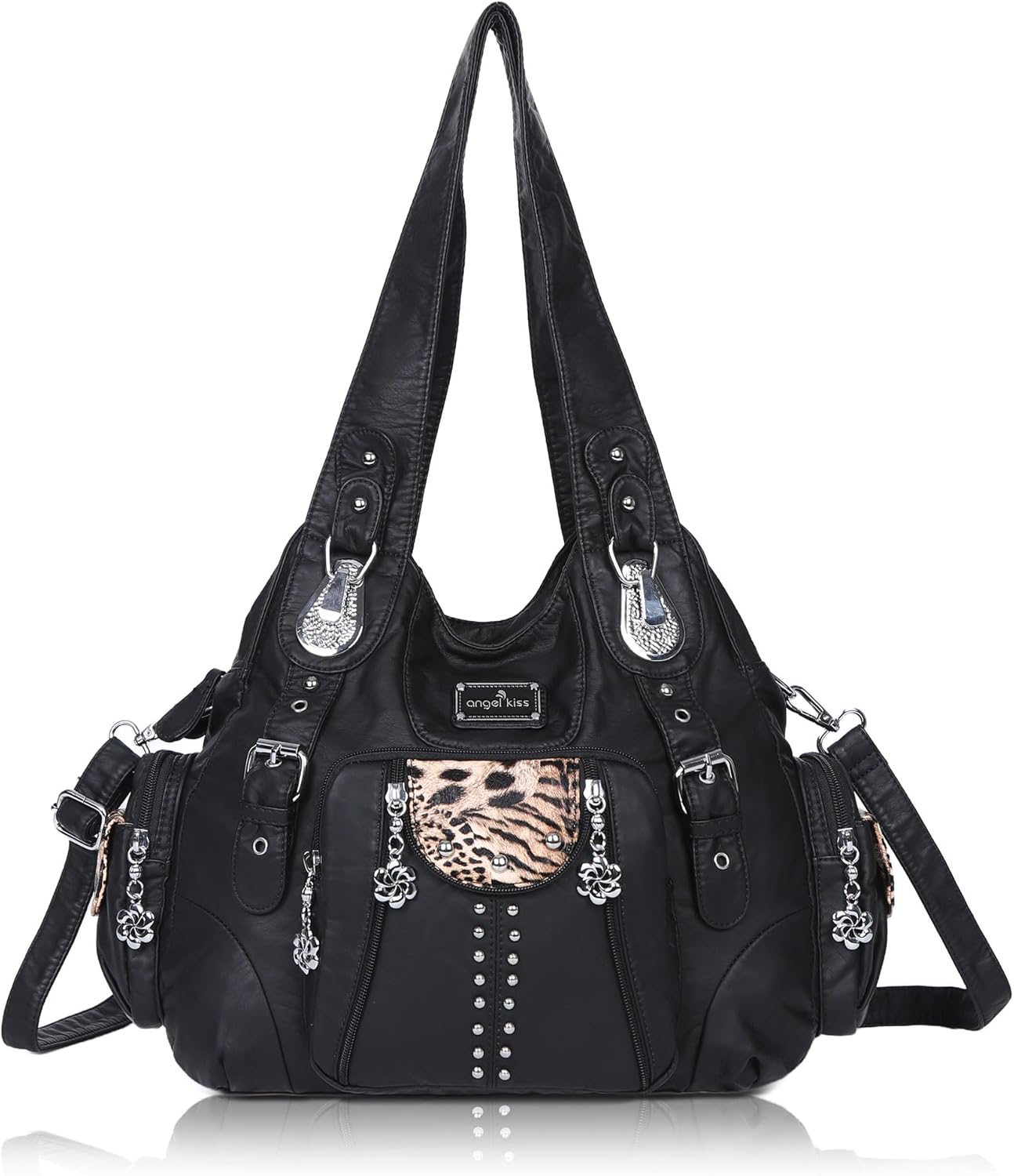 Stylish Angel Kiss Hobo Bags for Women in Soft PU Leather