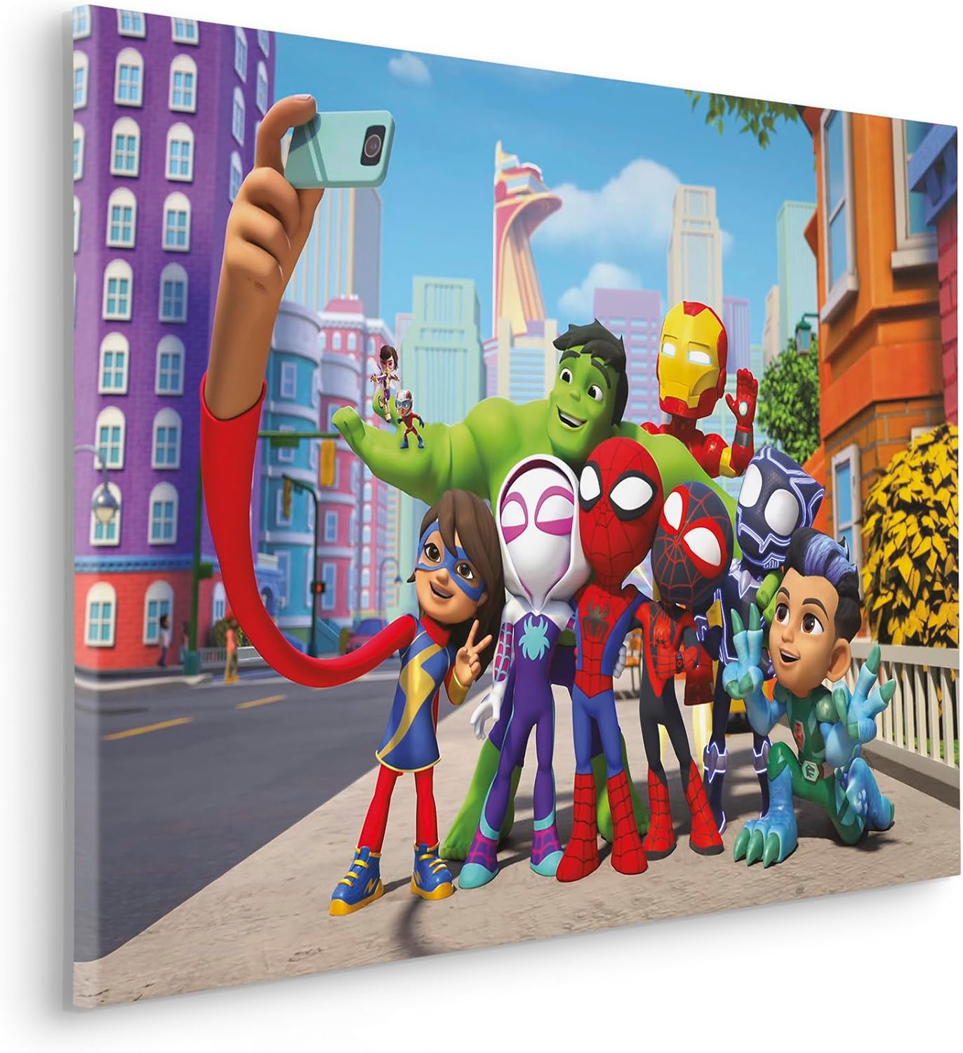 Spidey and His Amazing Friends Selfie Stretcher Frame for Kids