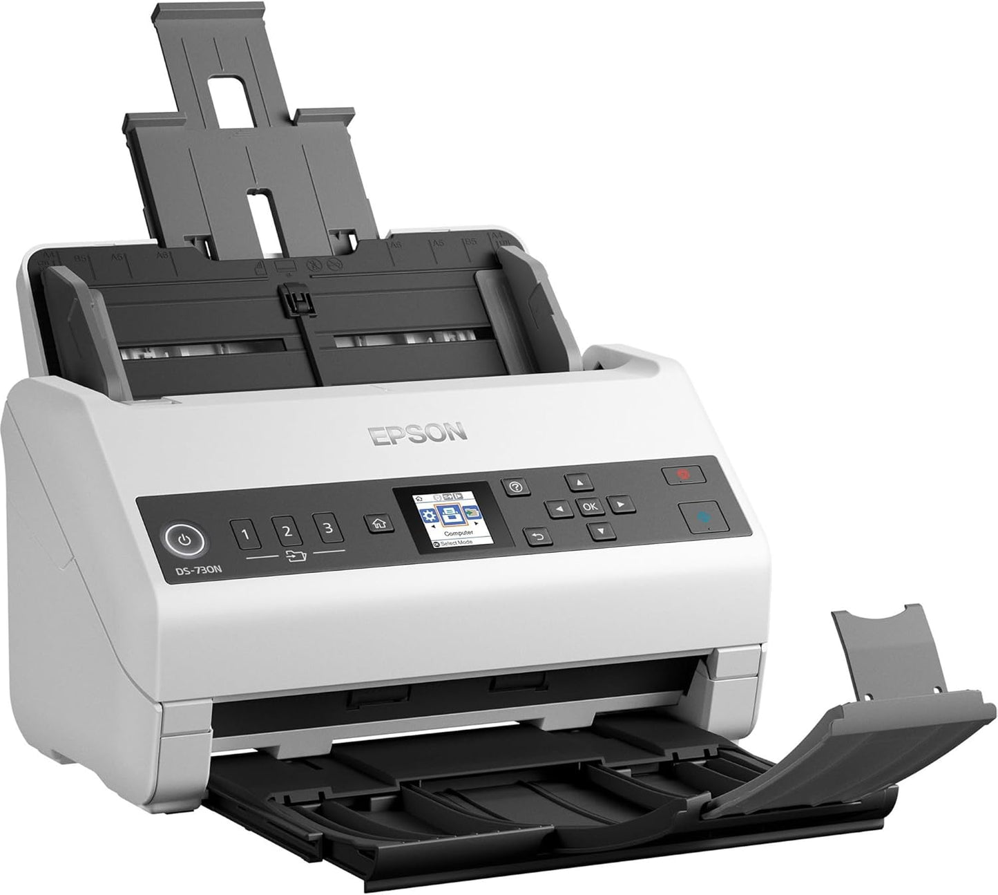 Epson DS-730N Network Scanner: Fast Duplex Scanning