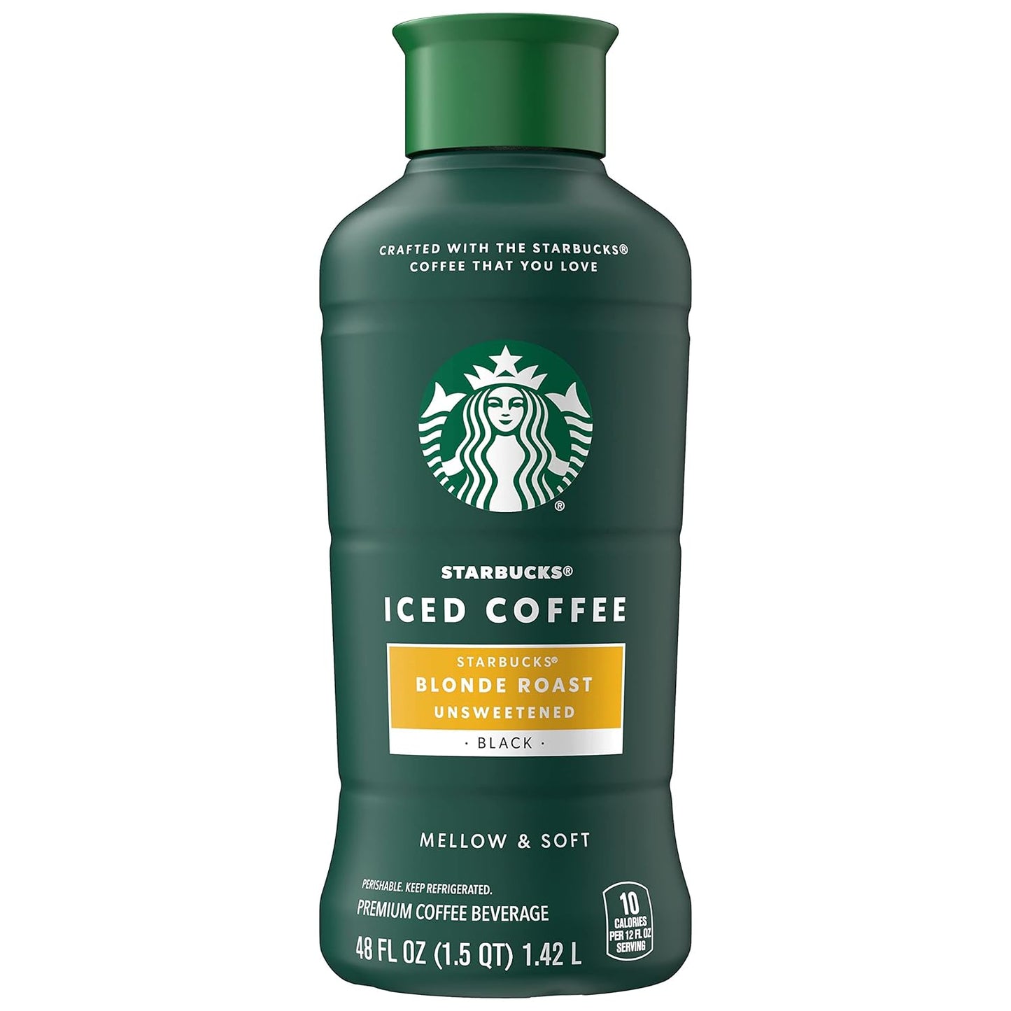 Starbucks Blonde Roast Iced Coffee - 48 oz: Refreshing Blonde Roast