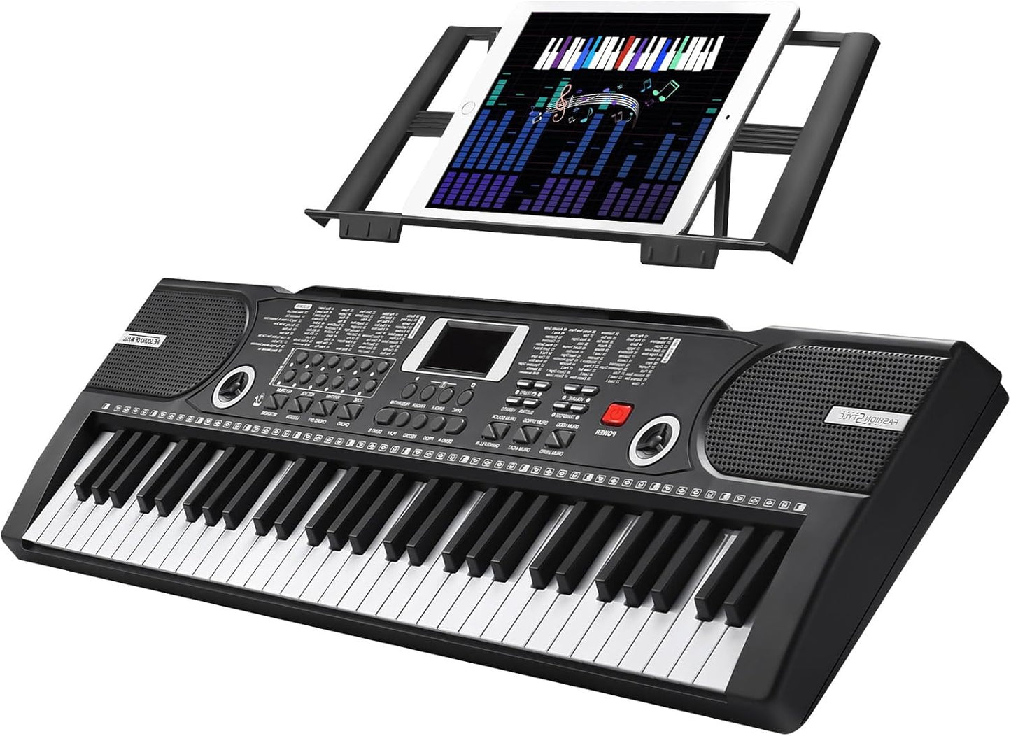 Portable 61-Key Keyboard Piano for Beginners - HERTMUN