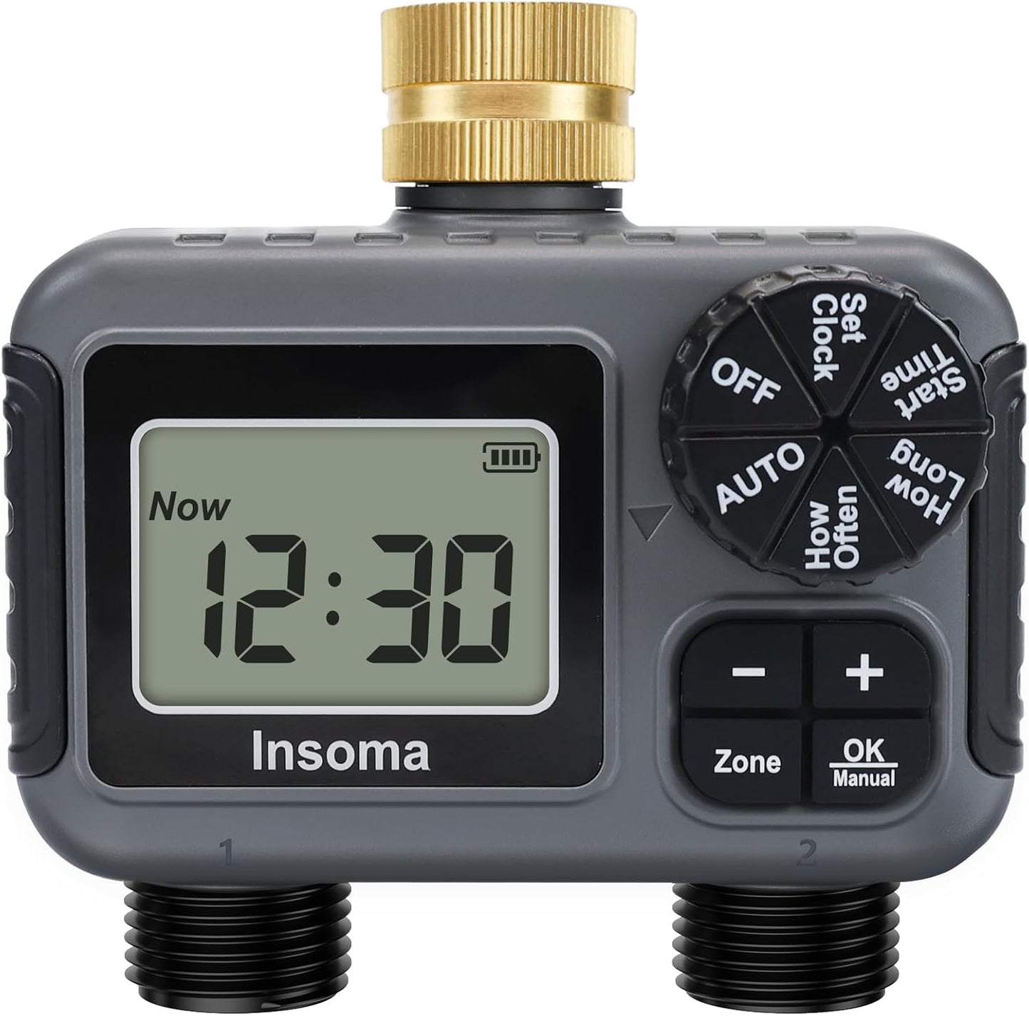 Insoma 2-Zone Hose Timer for Efficient Garden Irrigation Control