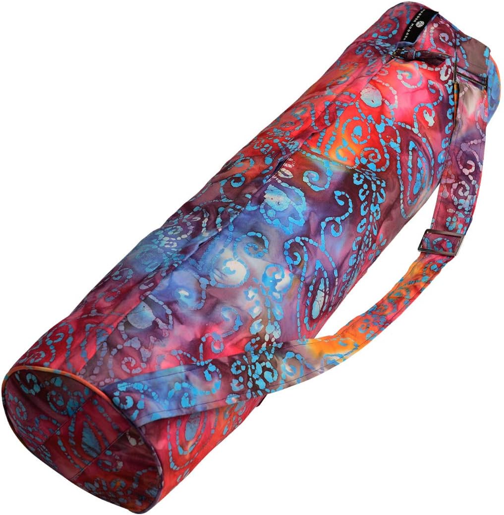 Hugger Mugger Batik Yoga Mat Bag - Stylish & Durable Carryall