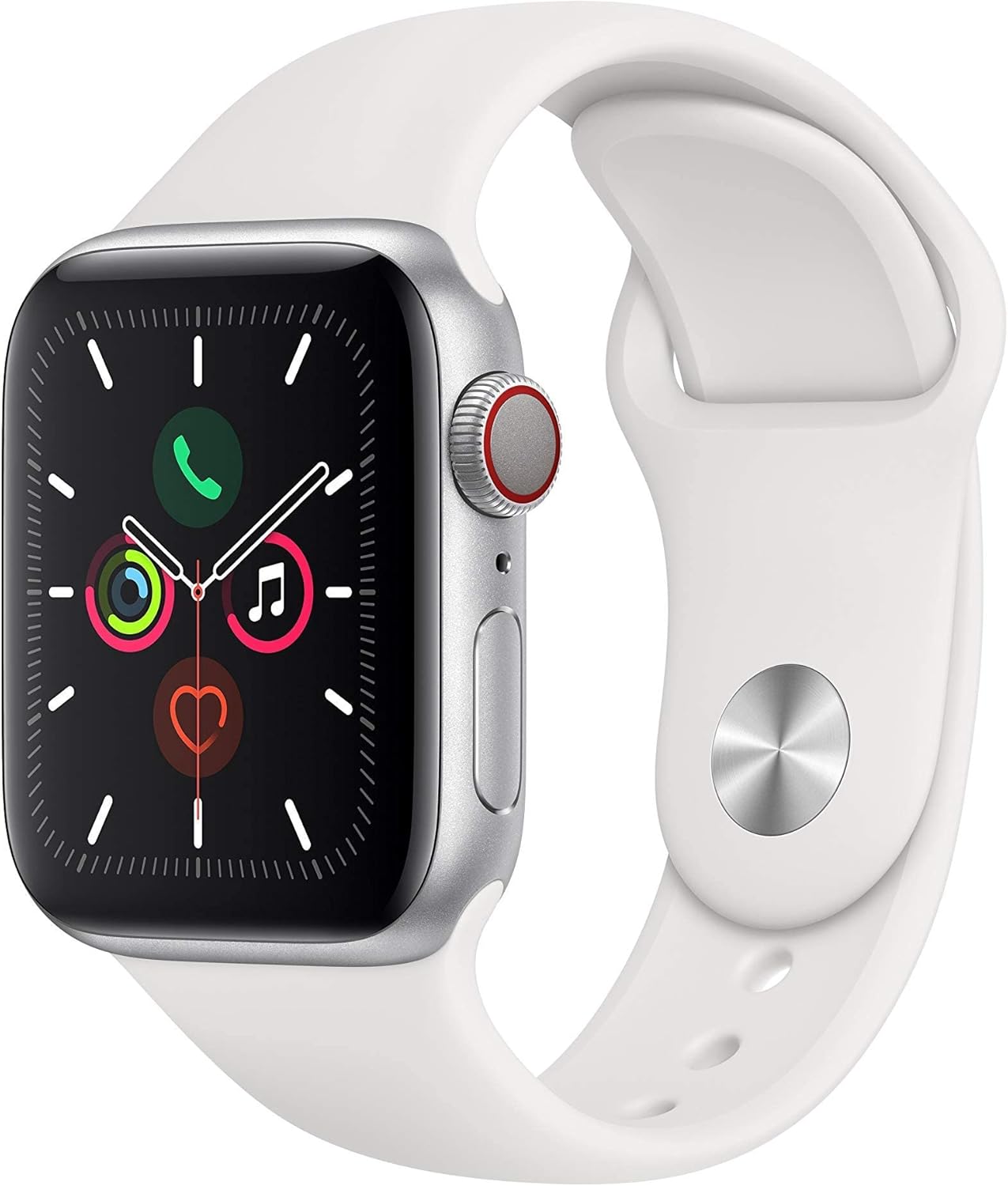 Apple Watch Series 5 GPS + Cellular 40MM Silver Aluminum Case