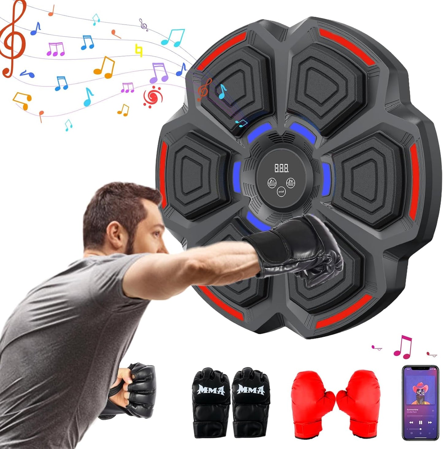 Smart Bluetooth Boxing Trainer Set - 35 characters