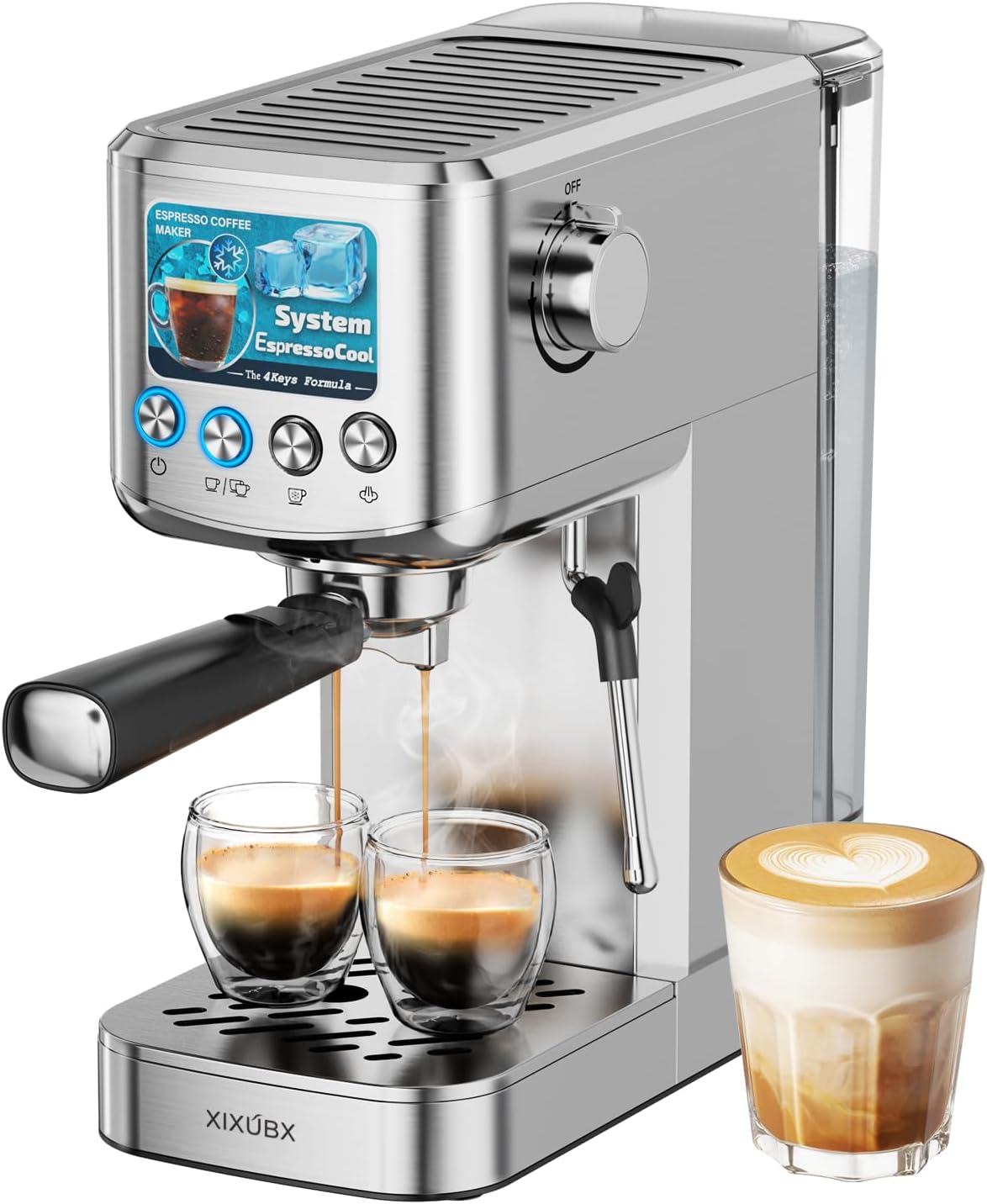 Espresso Machine 20 Bar with Milk Frother for Home Use