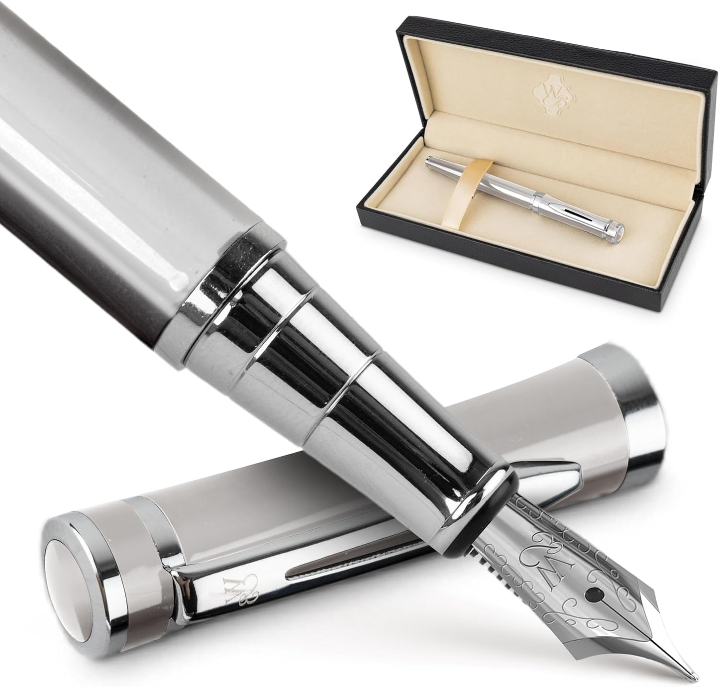 Wordsworth & Black Fountain Pen Set for Smooth Writing