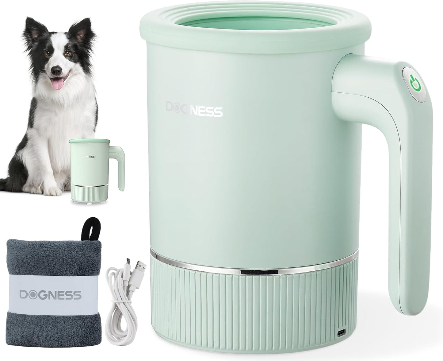 DOGNESS W02 Automatic Dog Paw Cleaner for Medium to Large Dogs