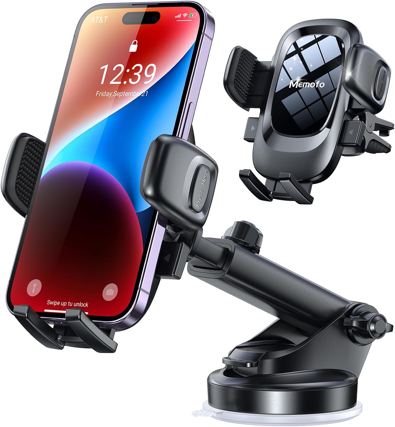 Ultimate Secure Car Phone Holder by MEMOFO