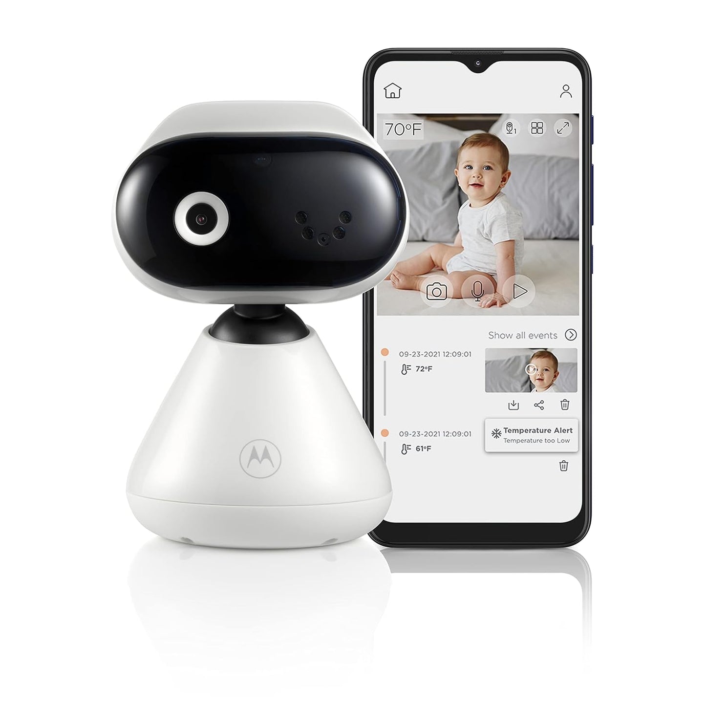 Motorola HD Baby Monitor - Private WiFi, Two-Way Audio