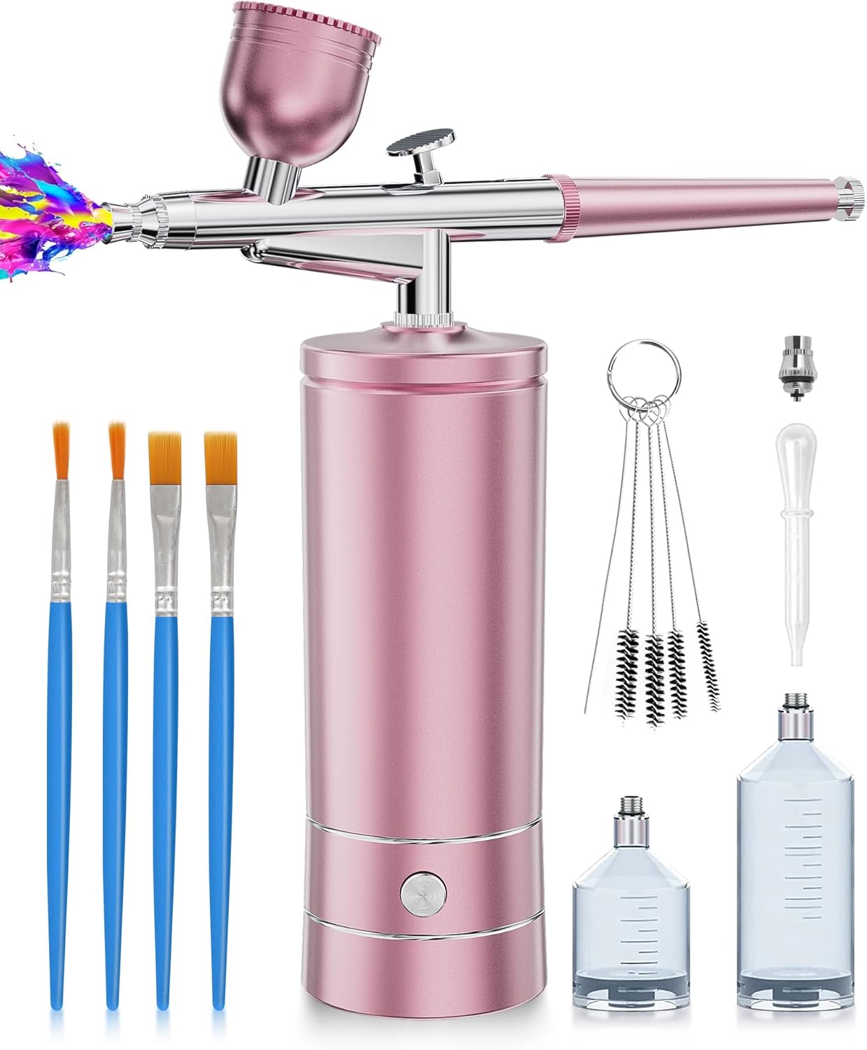 Portable Rechargeable Airbrush Kit - Pink