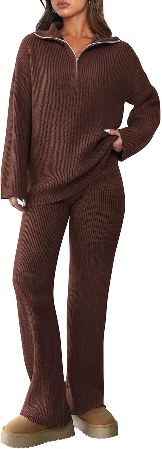 PRETTYGARDEN Women's 2 Piece Sweater Set for Cozy Comfort