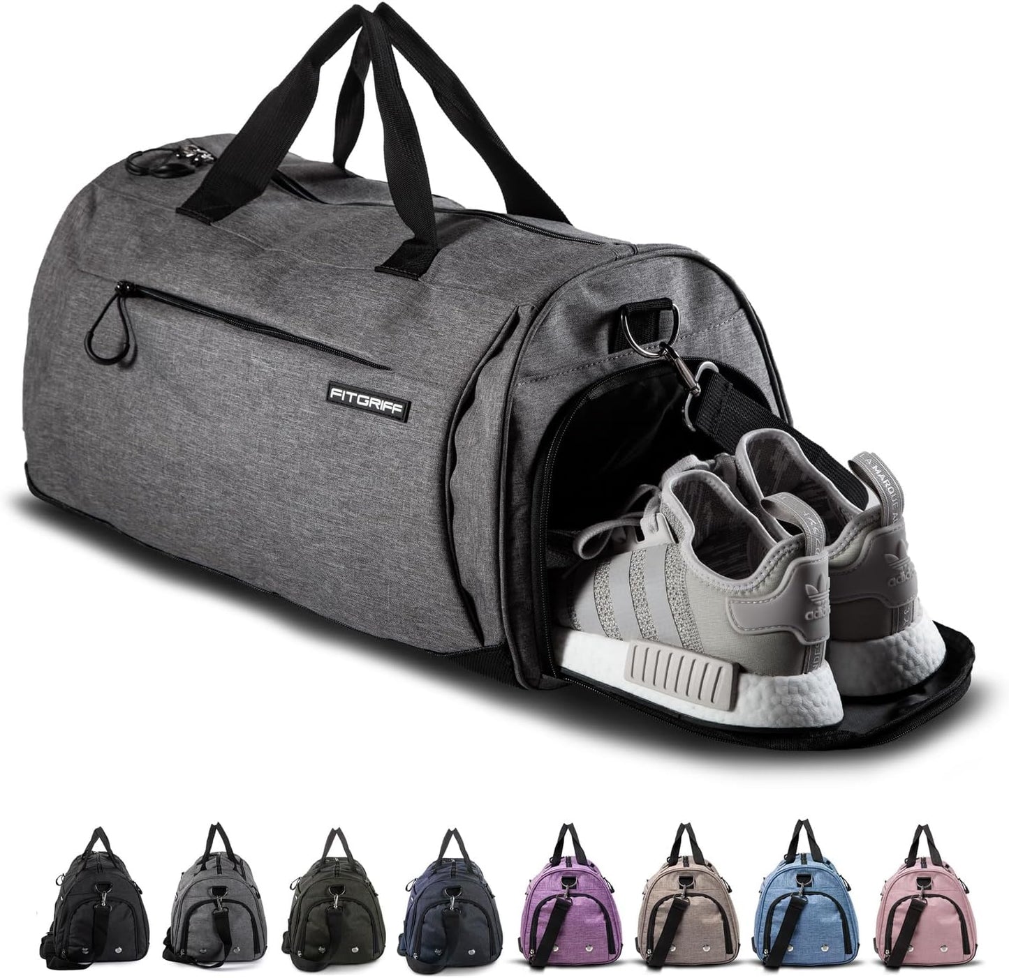 Fitgriff Gym Bag for Men & Women - Perfect for Travel & Sports