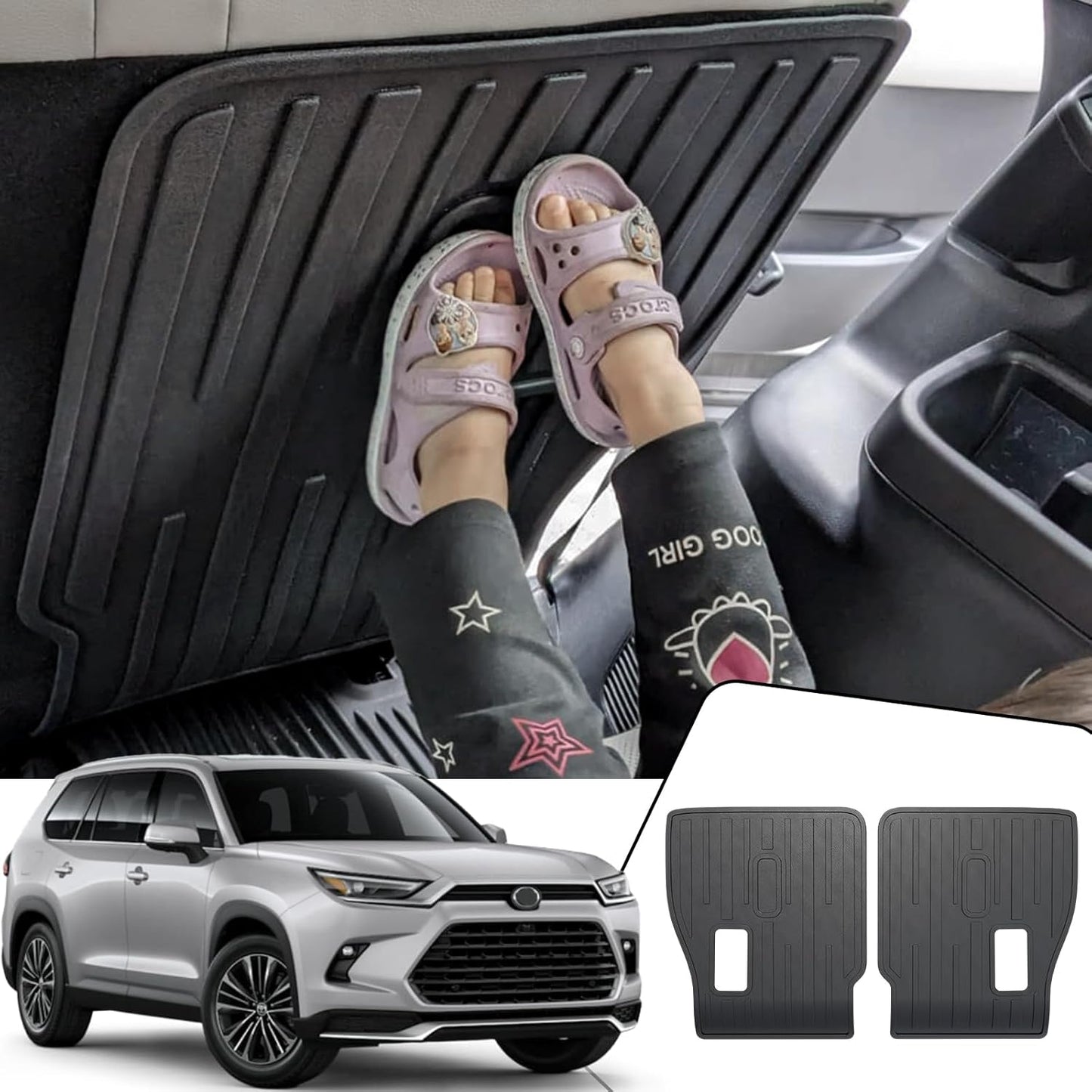 Kick Mats for 2024 2025 2026 Toyota Grand Highlander - Custom Fit